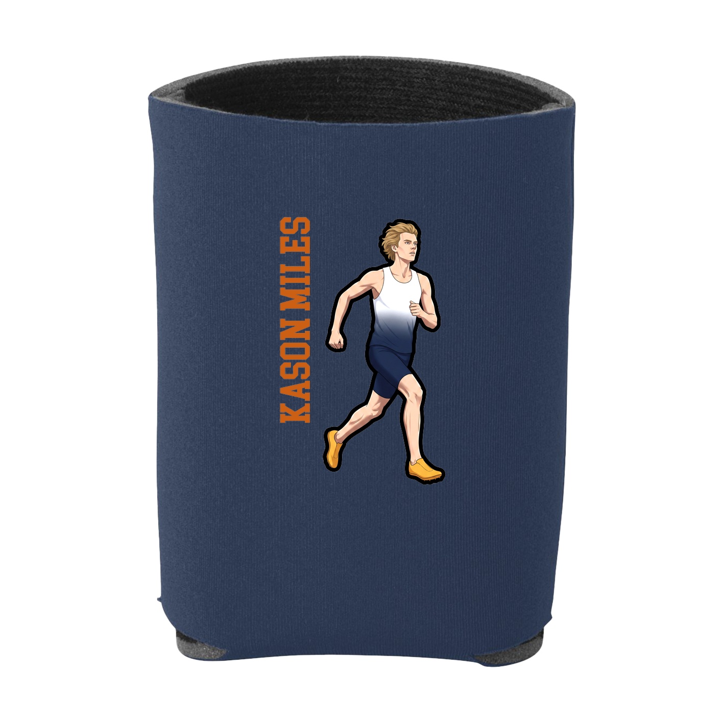 Can Holder — Name Vertical in Navy