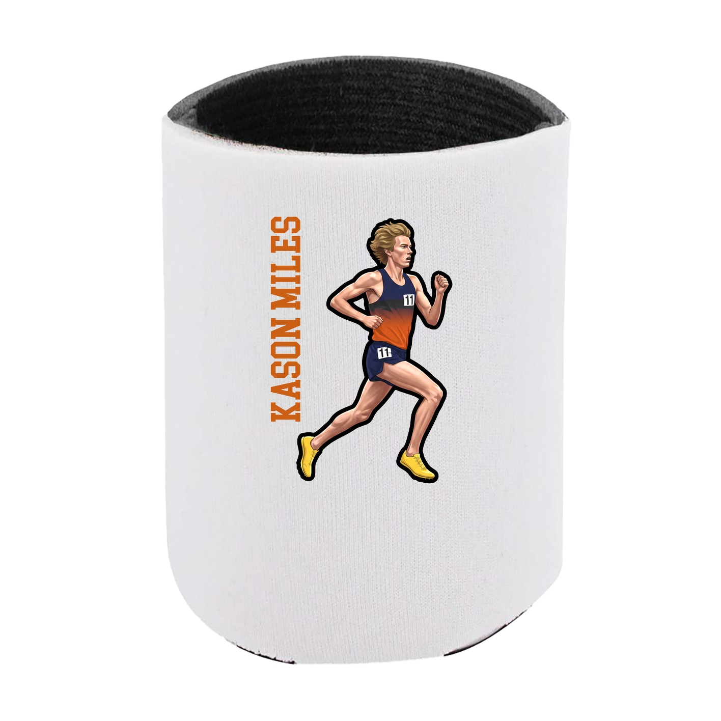 Can Holder — Name Vertical in White