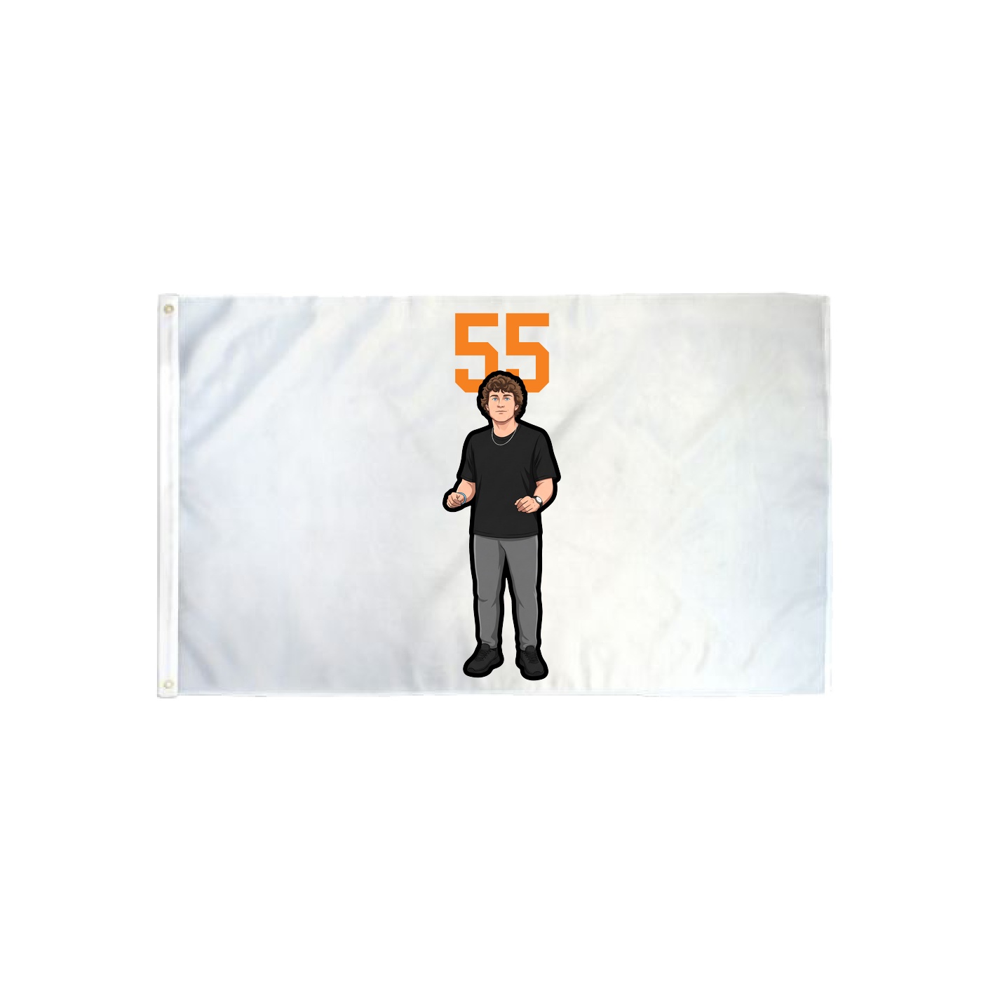 3x5 Flag — Number Top in Classic