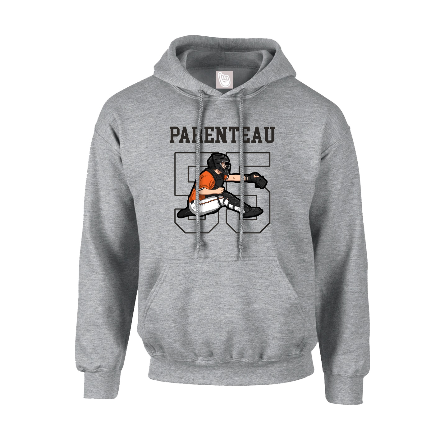 Hoodie — Shirsey in Grey