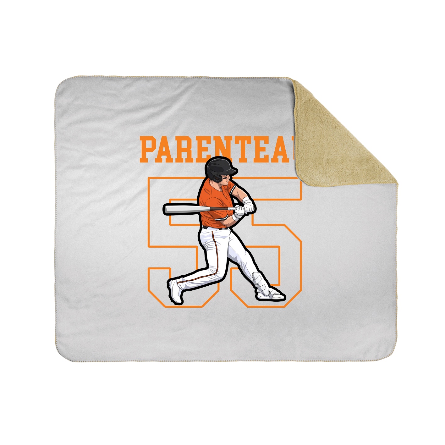 50x60 Sherpa Lined Throw Blanket