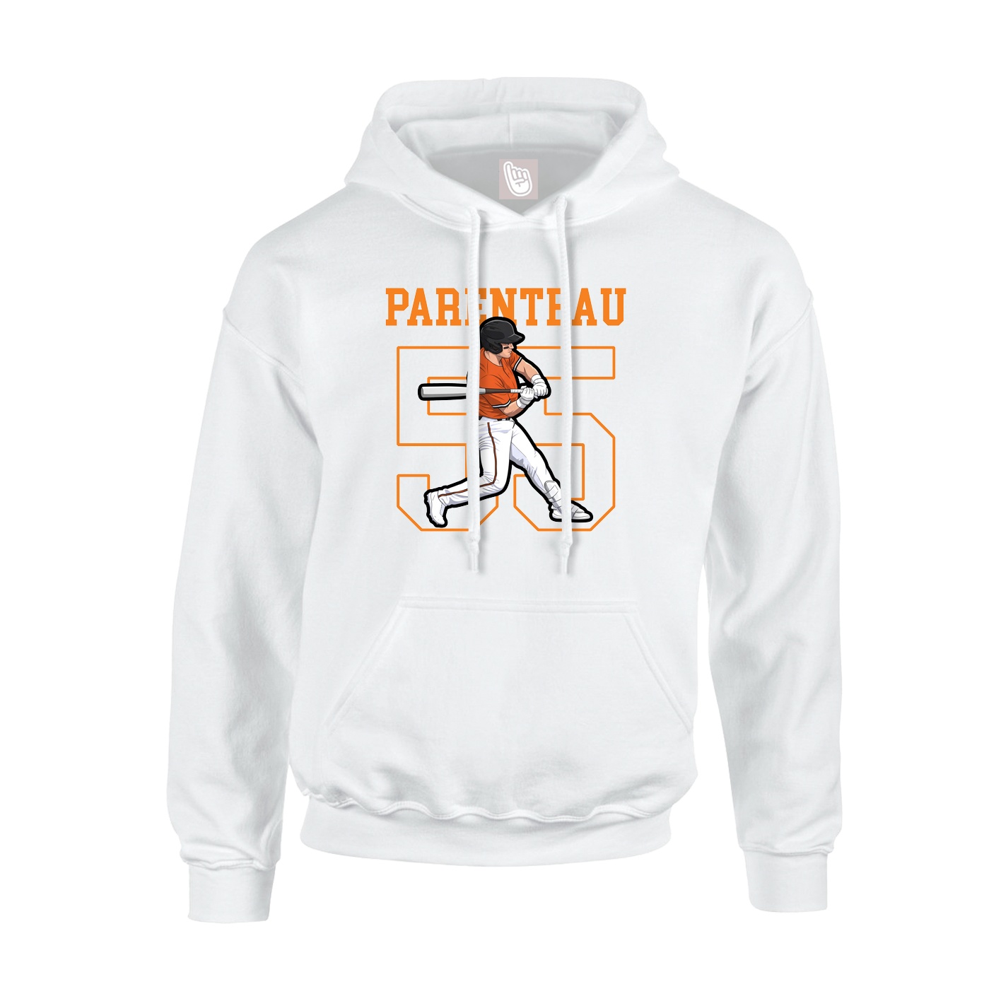 Hoodie — Shirsey in White