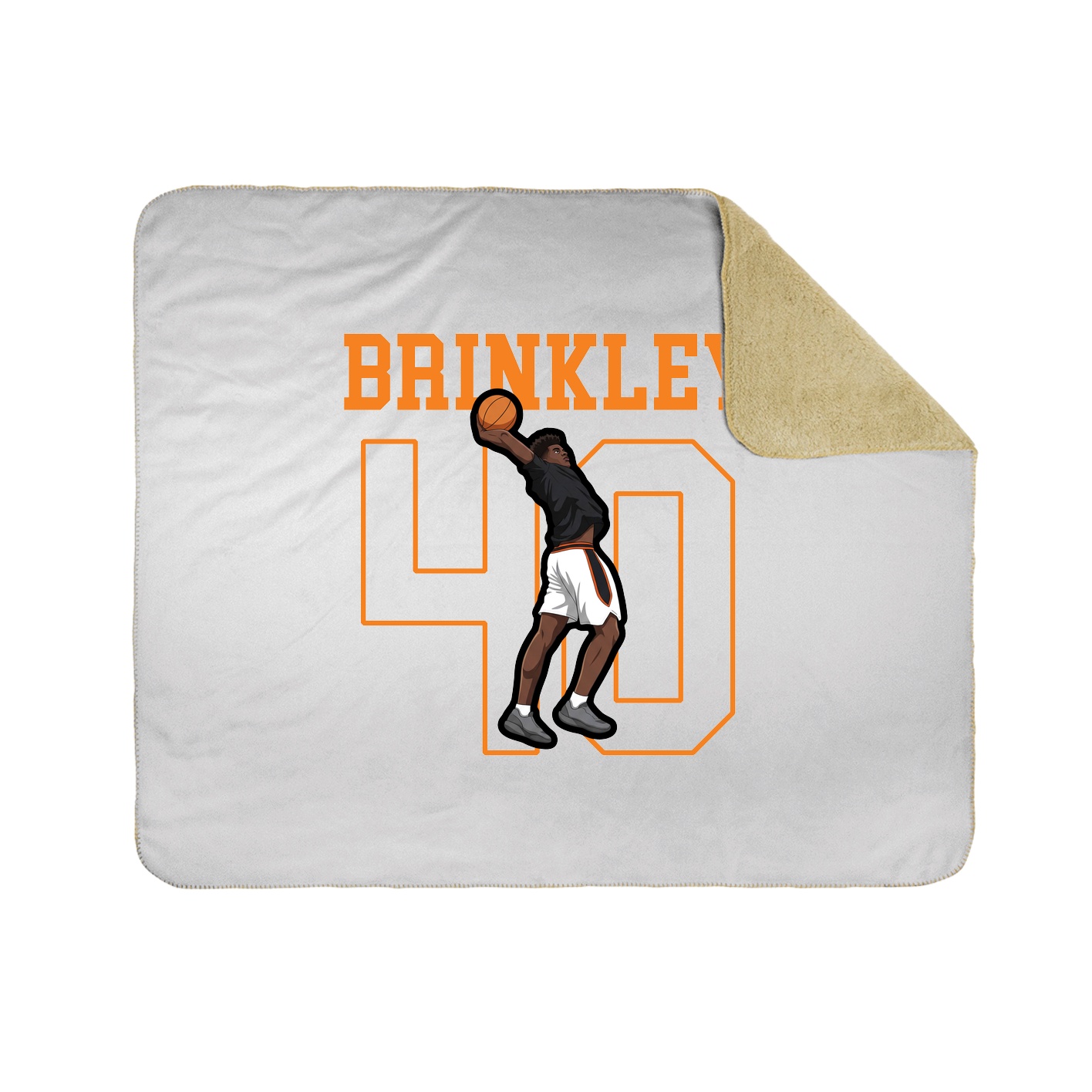 50x60 Sherpa Lined Throw Blanket