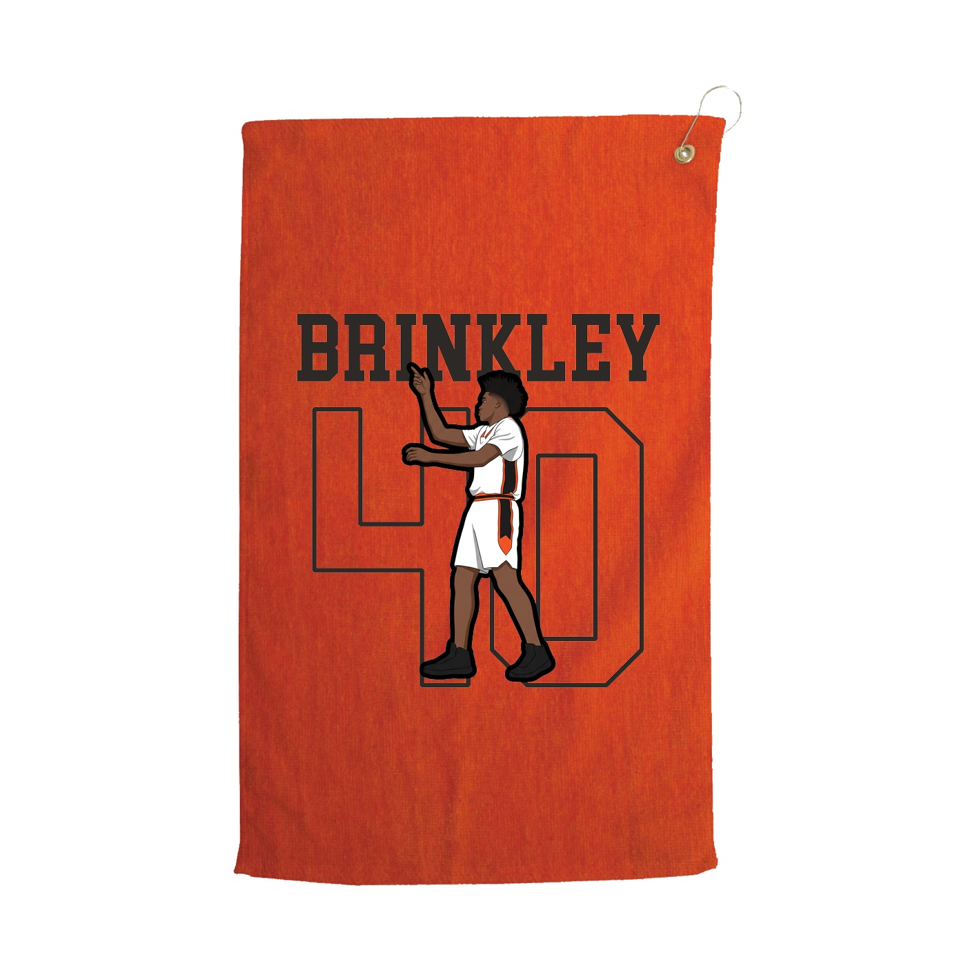 Golf Towel — Shirsey in Orange