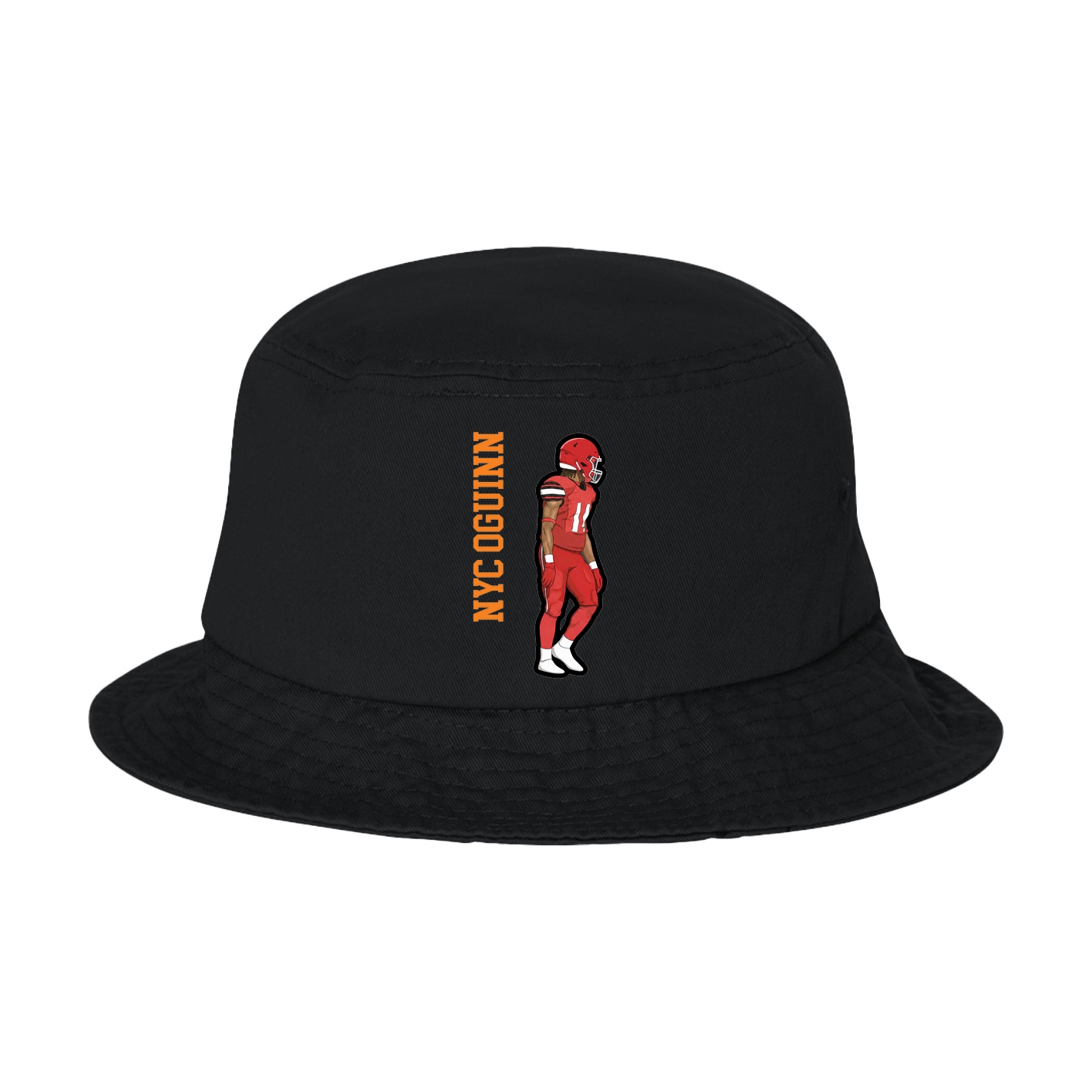 Bucket Cap — Name Vertical in Black