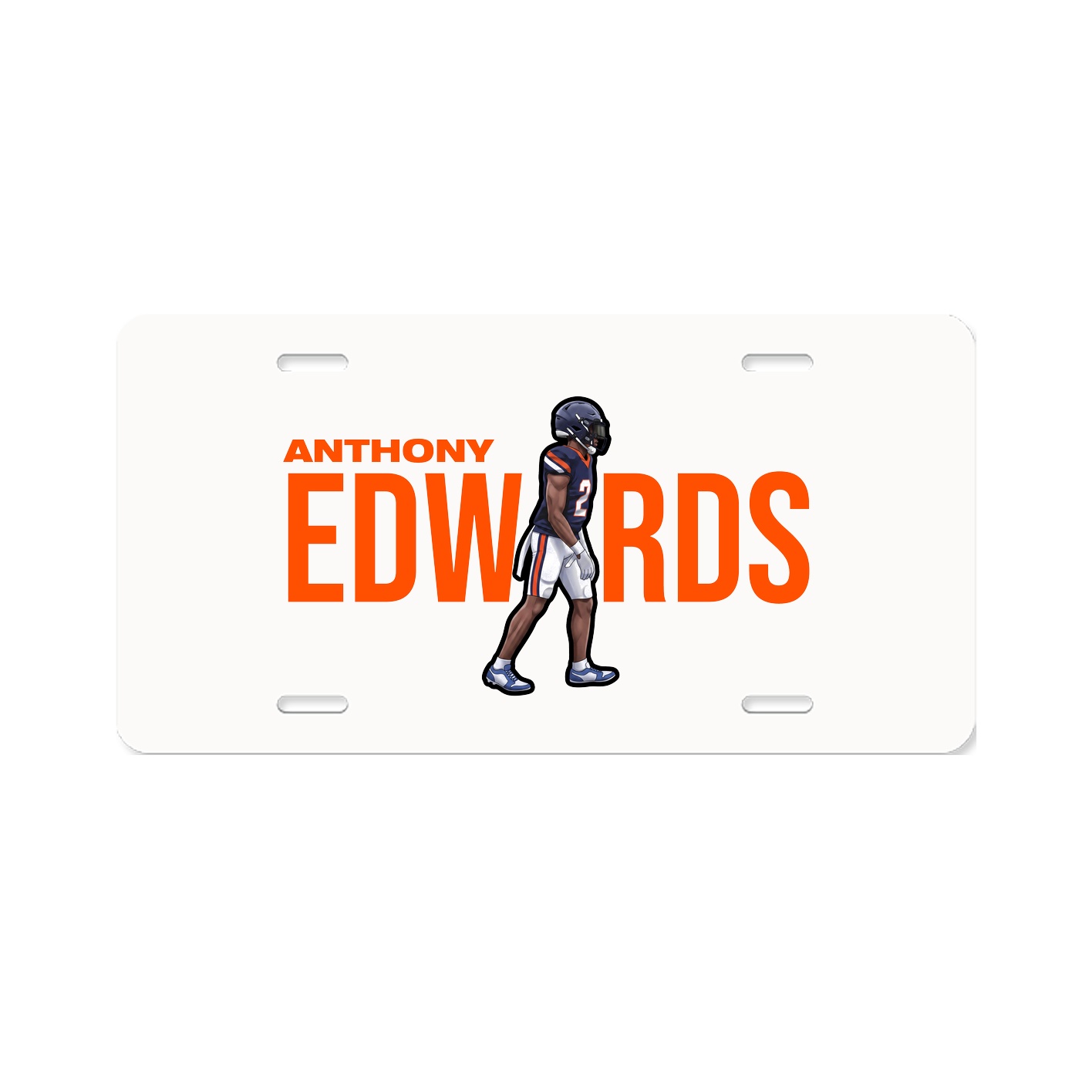 License Plate — Player Name in Classic