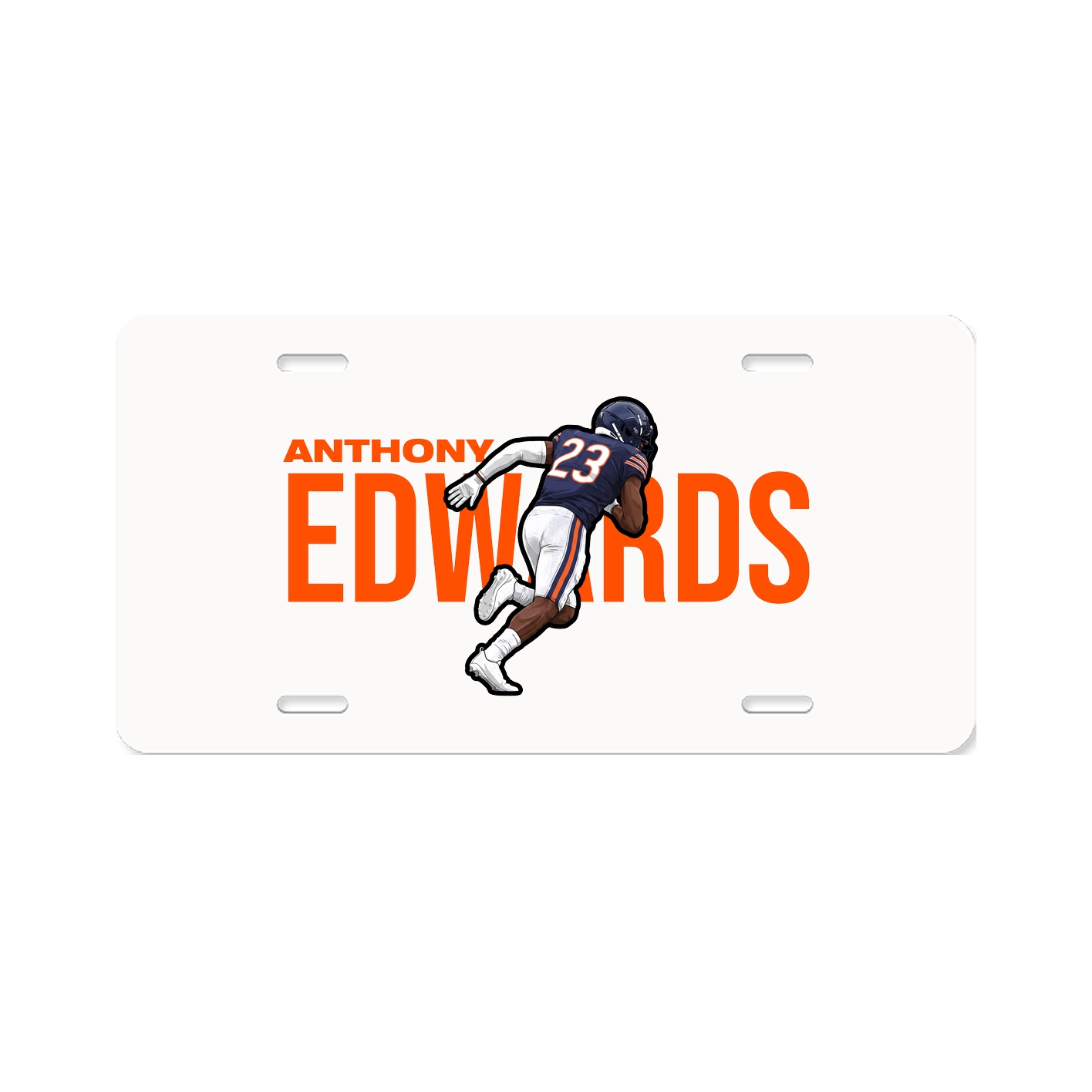 License Plate — Player Name in Classic