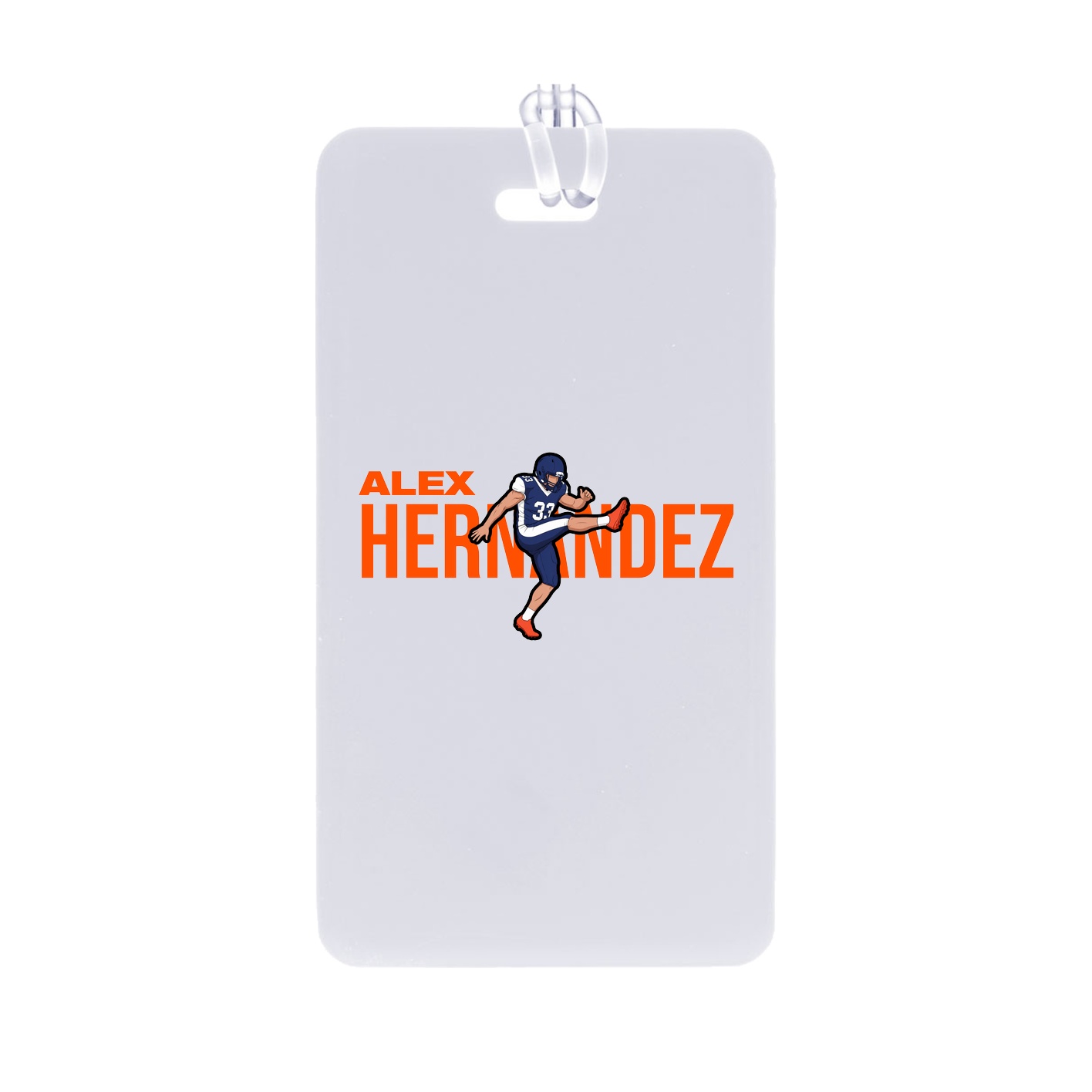 Bag Tag — Player Name in Classic