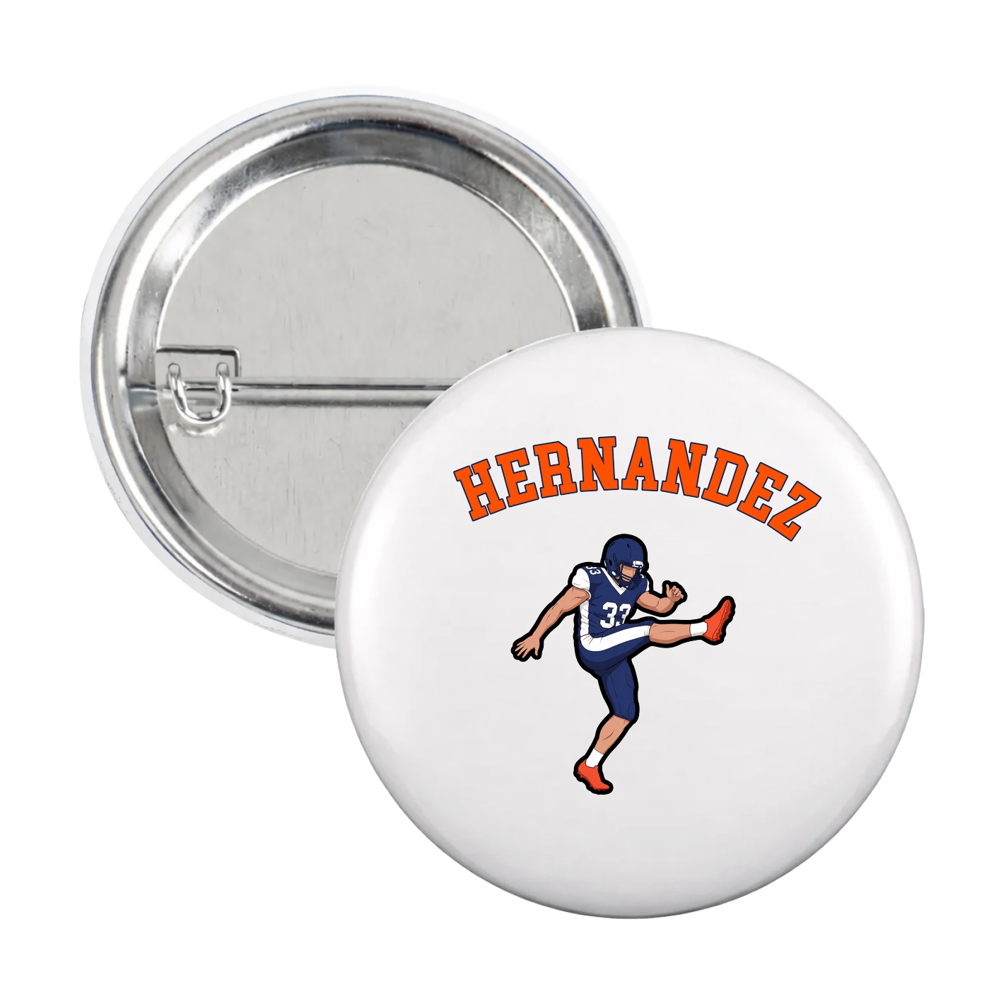 Game Day Button — Shirsey Arch in White