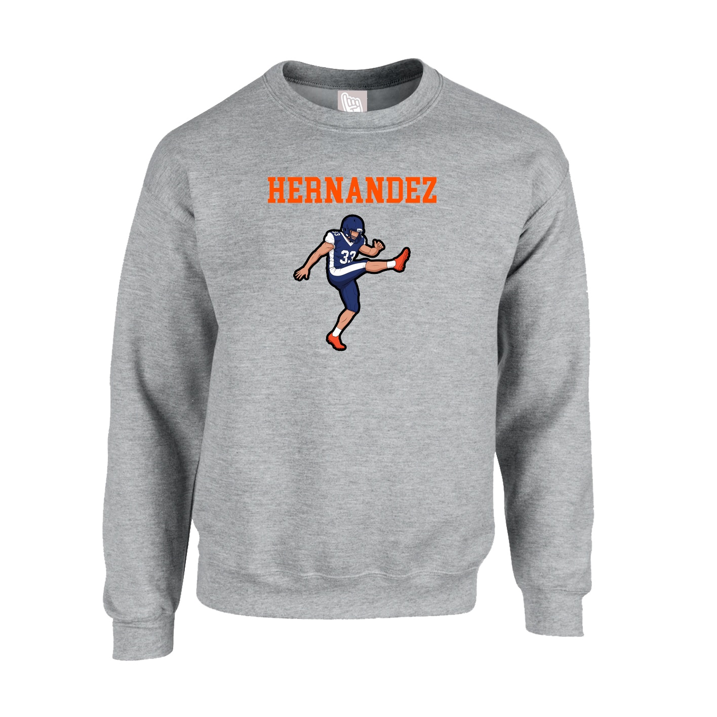 Fleece Crew — Shirsey in Grey