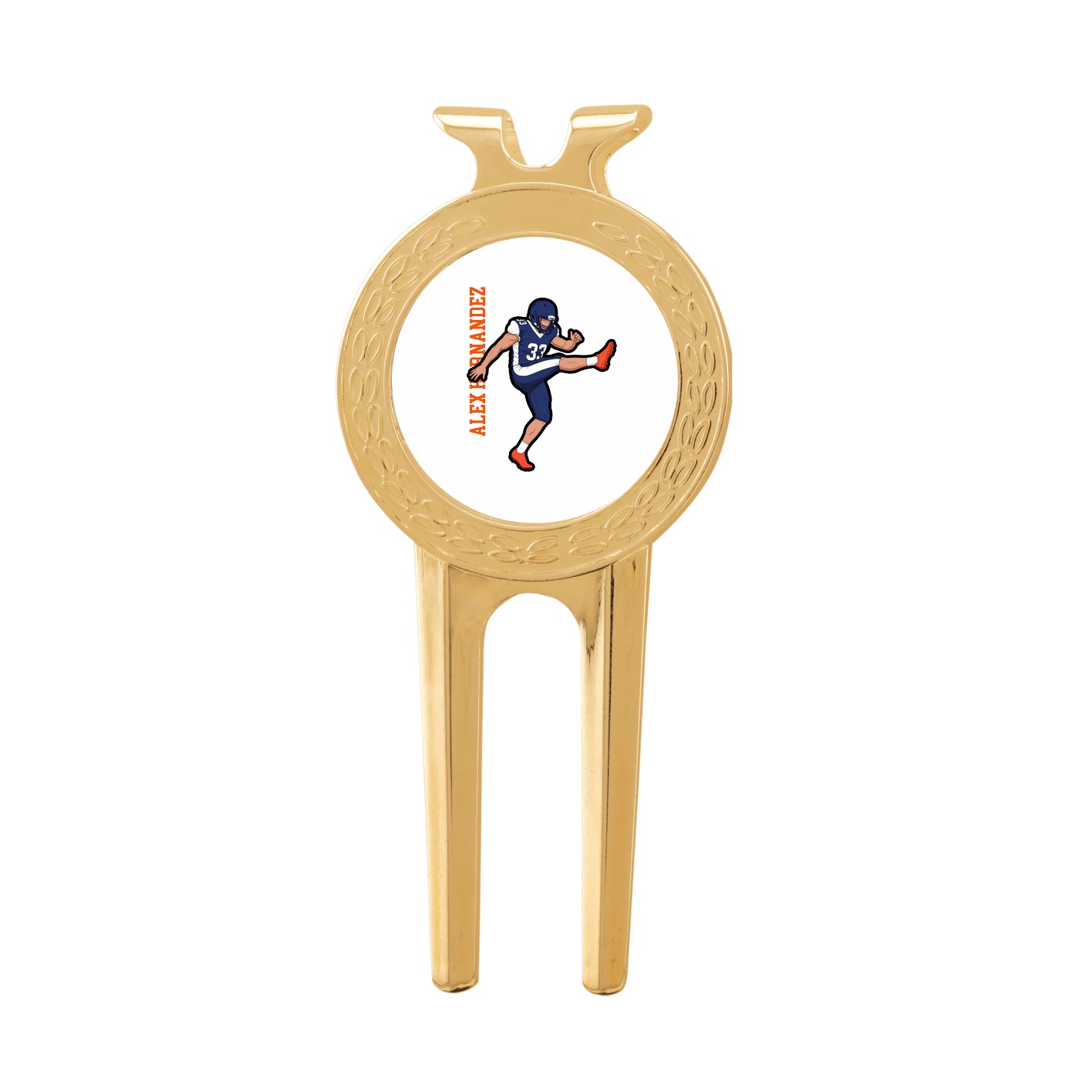 Divot Tool with Ball Marker — Name Vertical in Classic