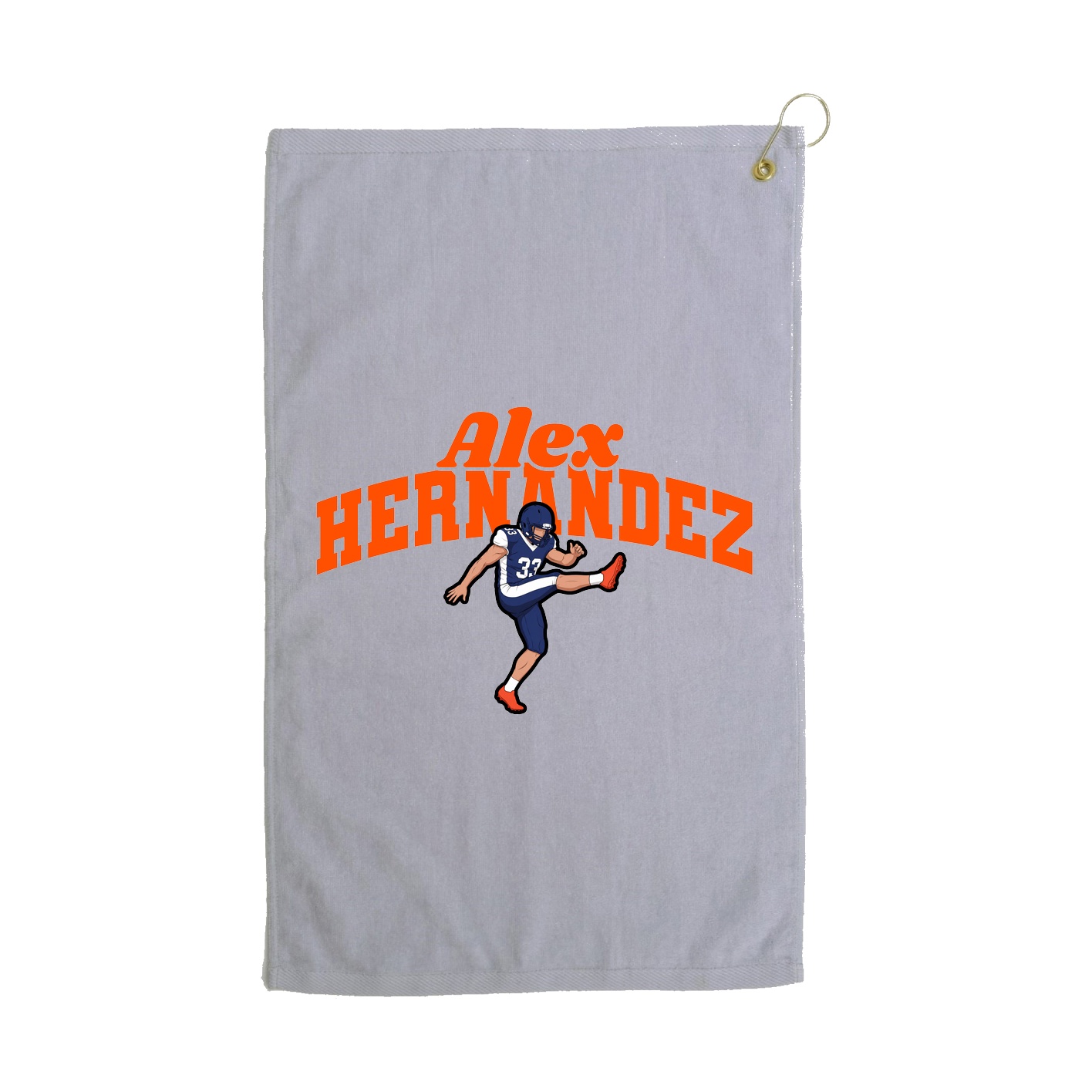 Golf Towel — Signature Arch in Grey