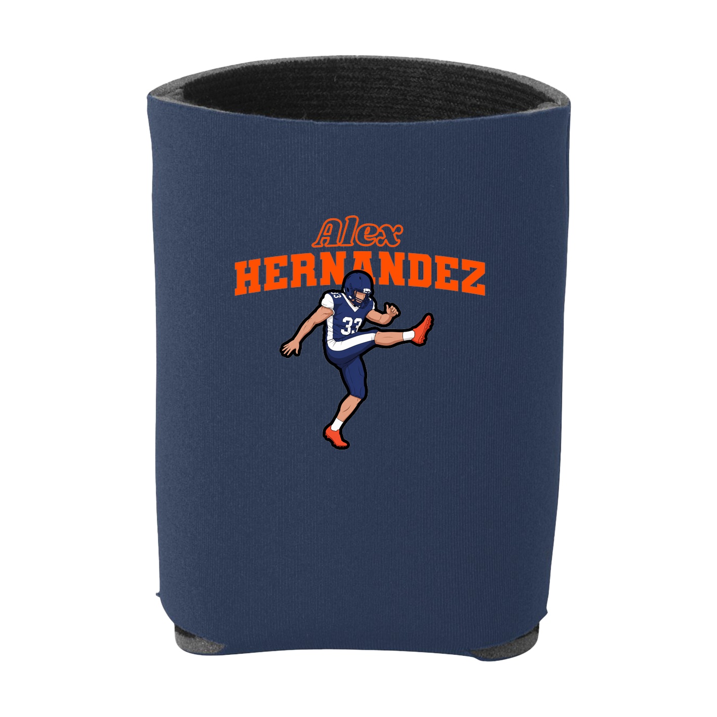 Can Holder — Name Arch in Navy