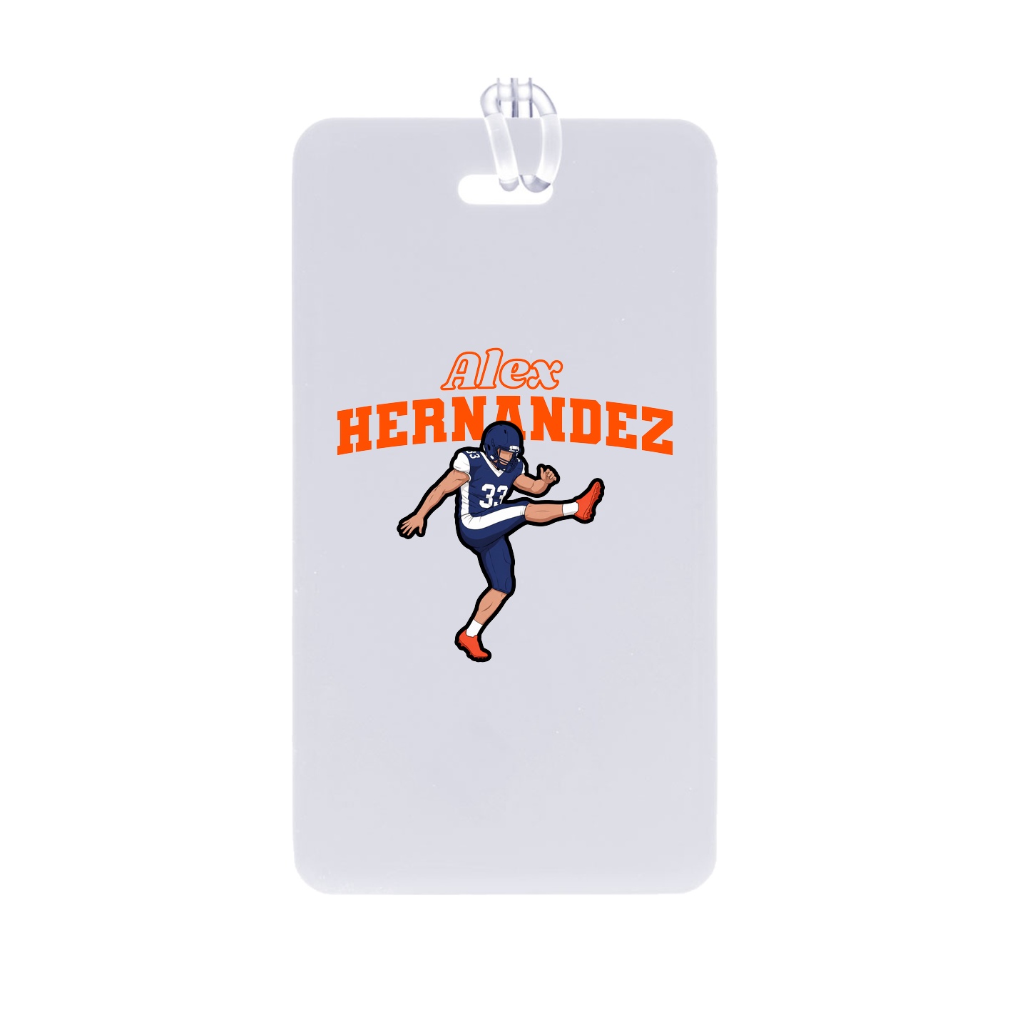 Bag Tag — Name Arch in Classic