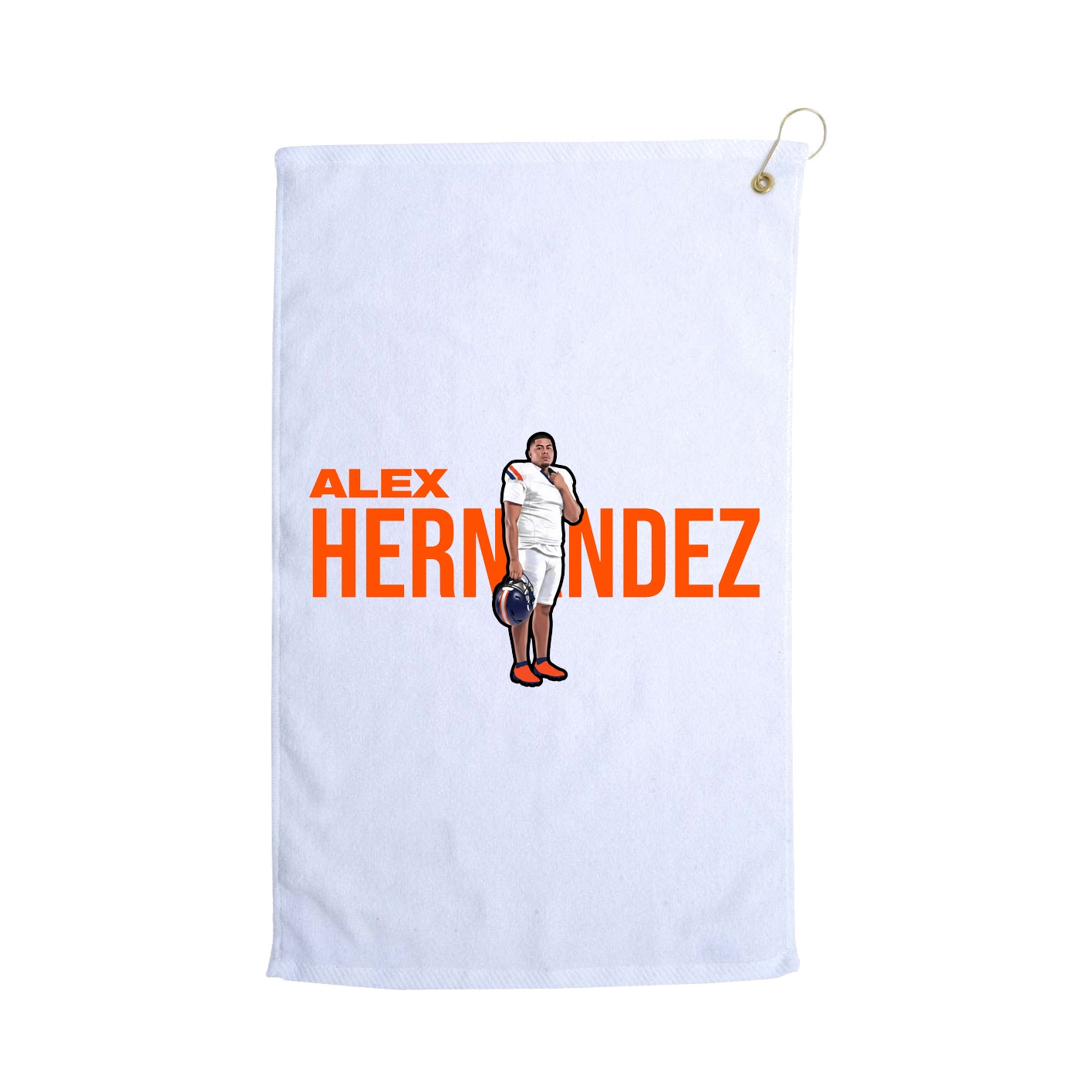 Golf Towel — Player Name in White