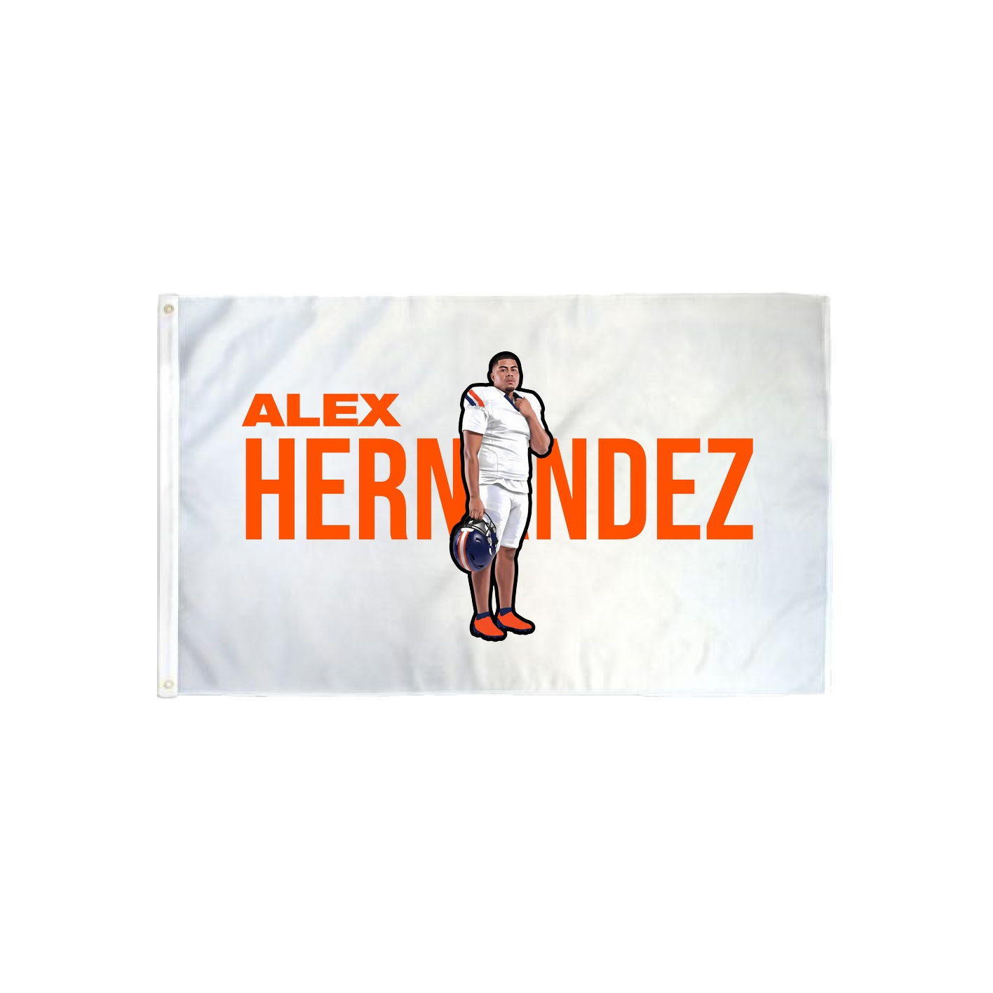 3x5 Flag — Player Name in Classic