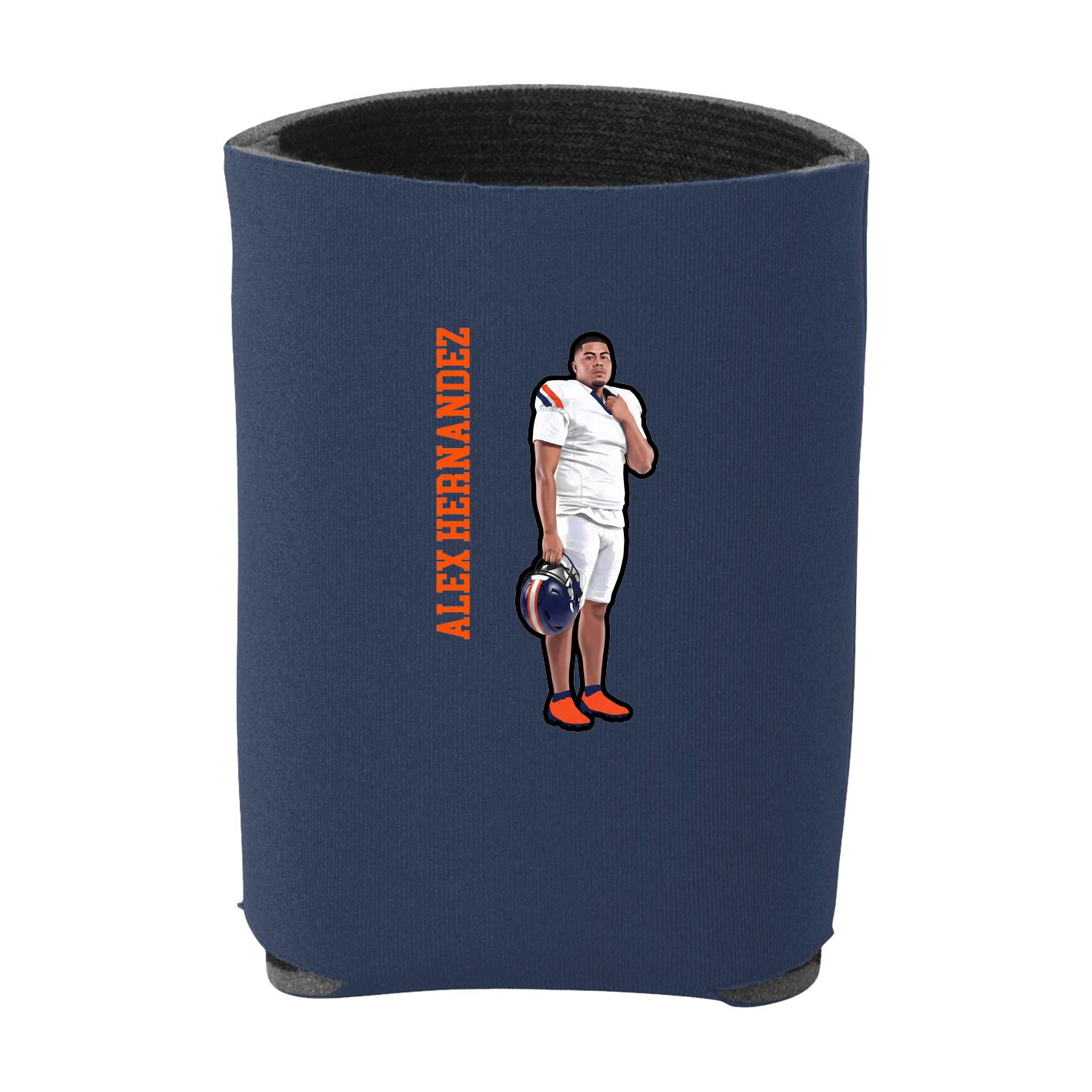 Can Holder — Name Vertical in Navy