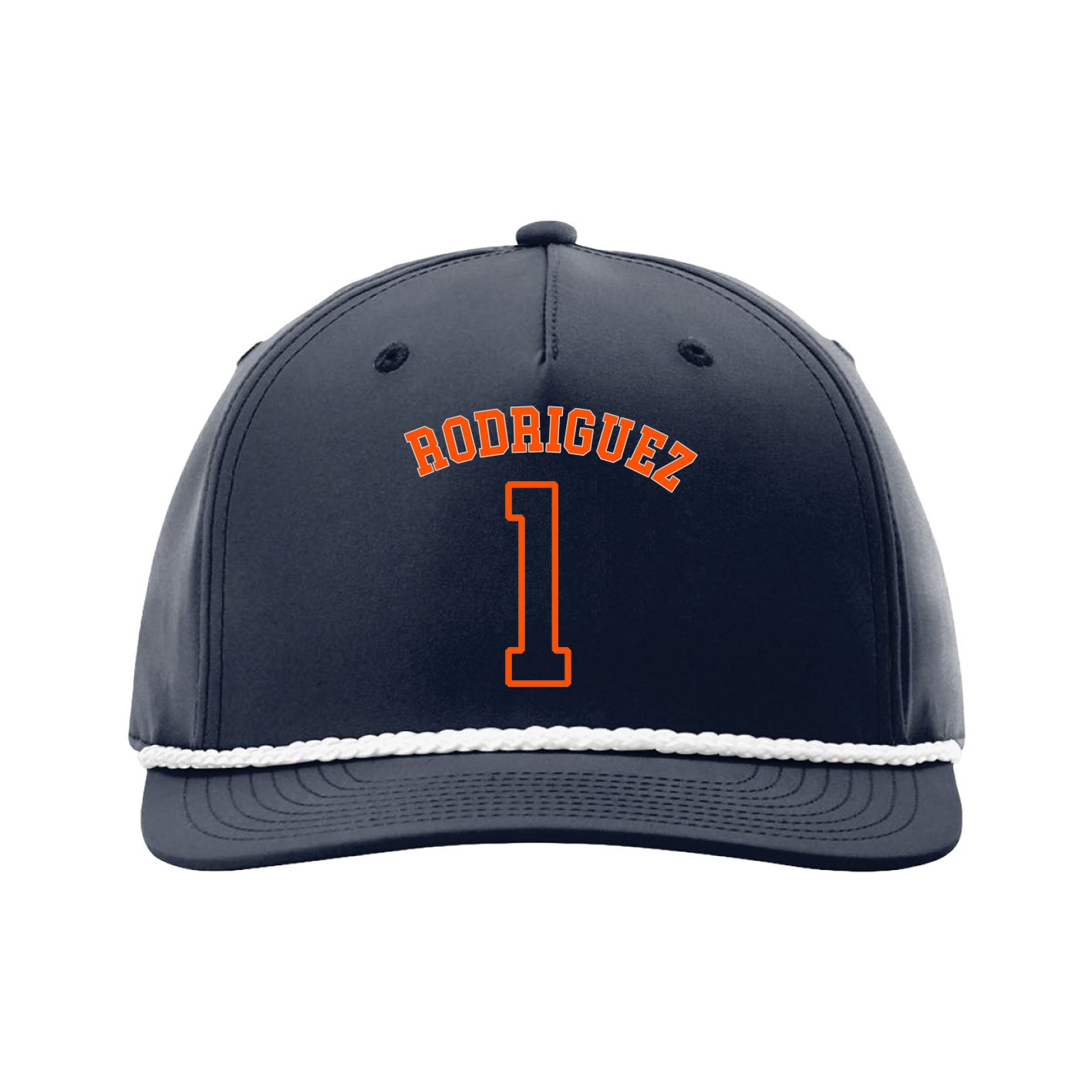 Five-Panel Classic Rope Cap — Shirsey Arch in Navy