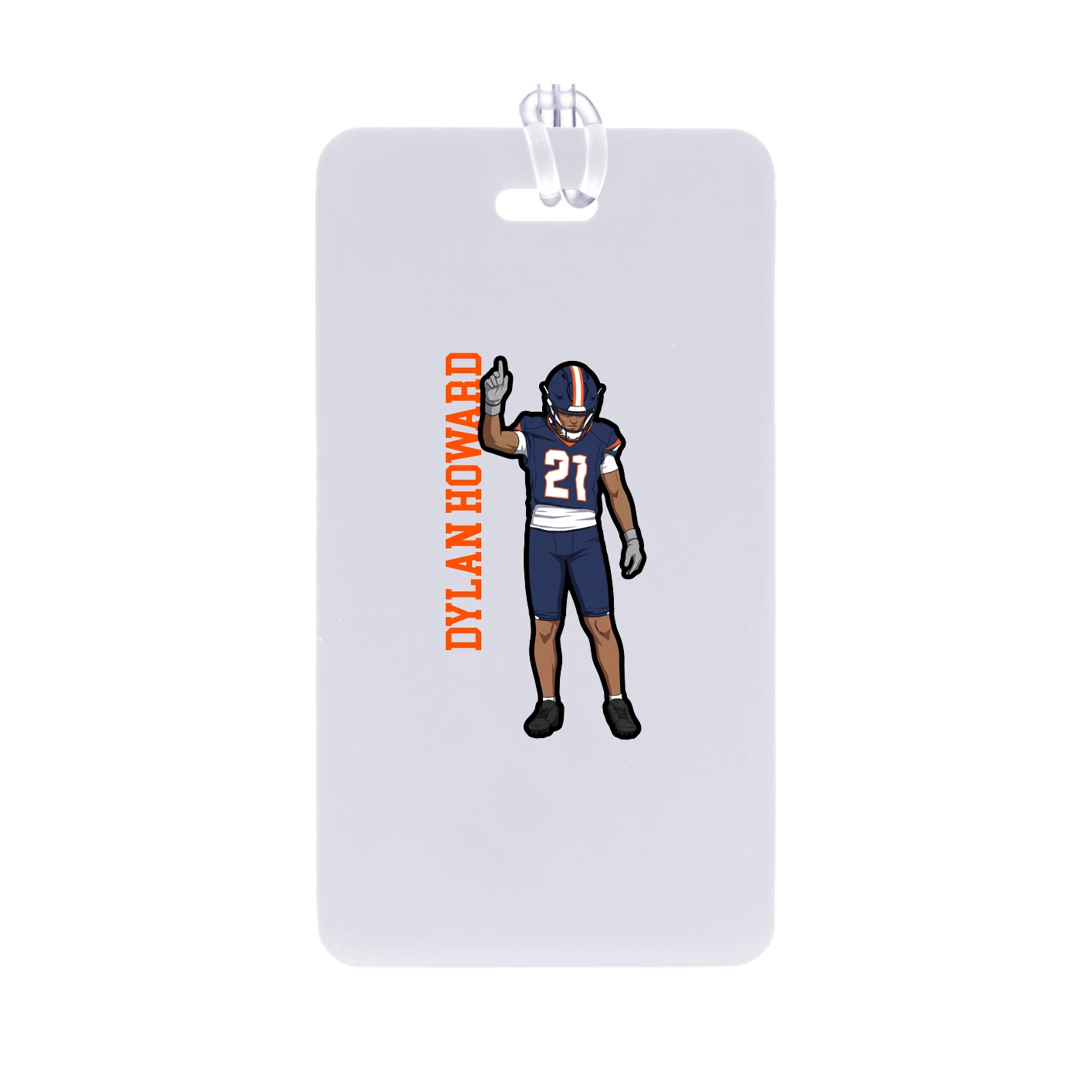 Bag Tag — Name Vertical in Classic