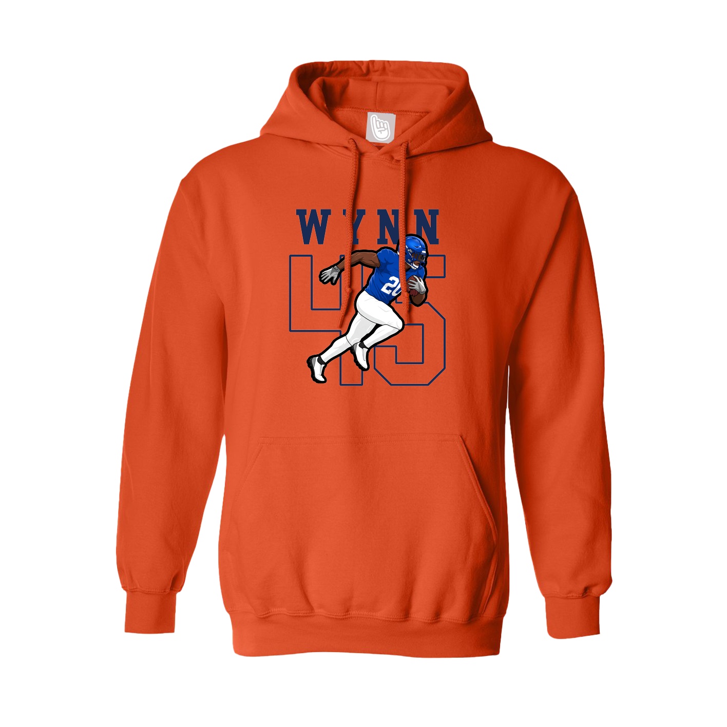 Hoodie — Shirsey in Orange