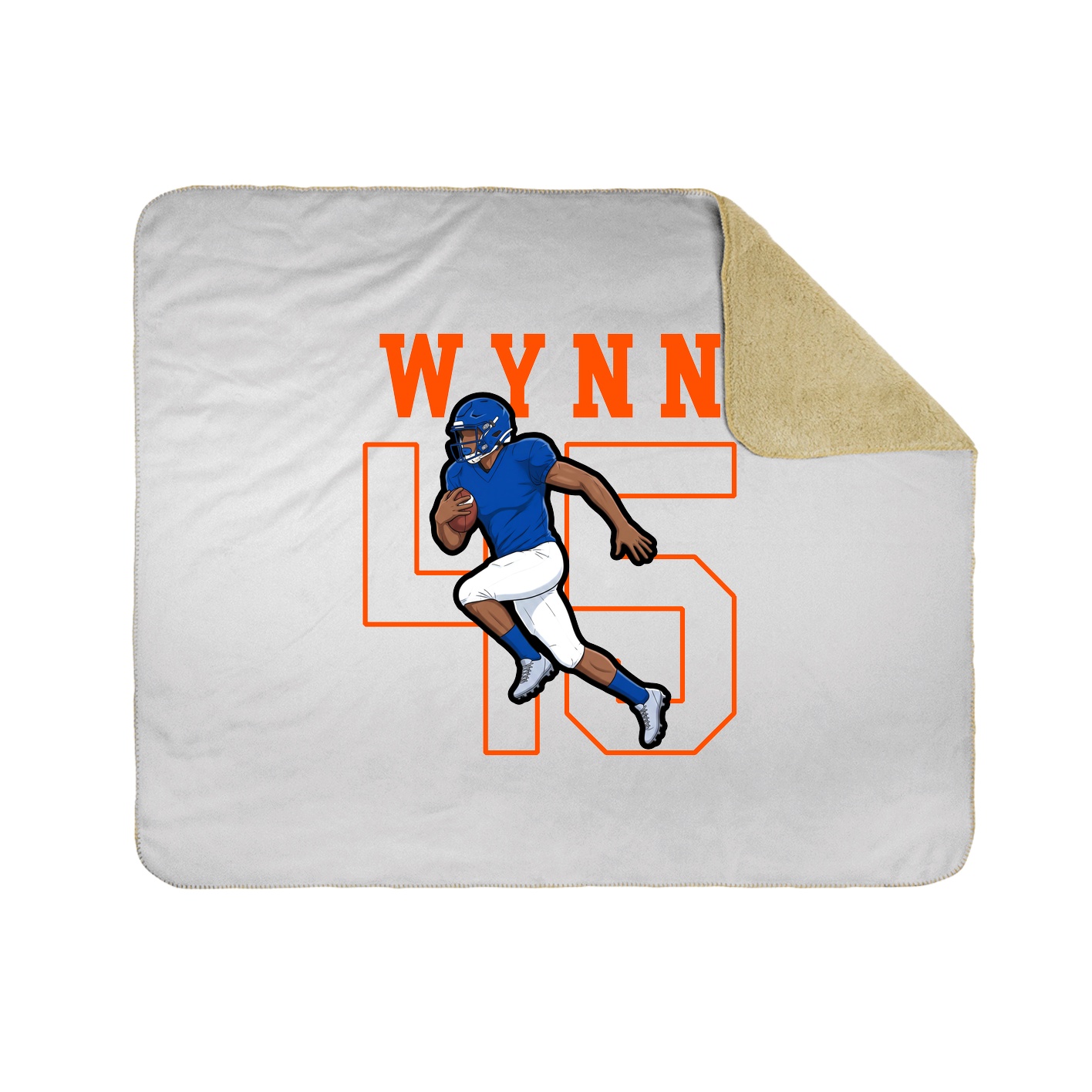 50x60 Sherpa Lined Throw Blanket