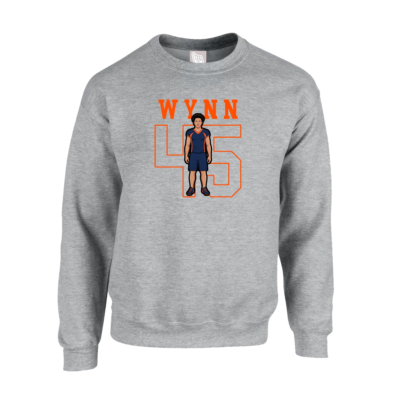 Fleece Crew — Shirsey in Grey