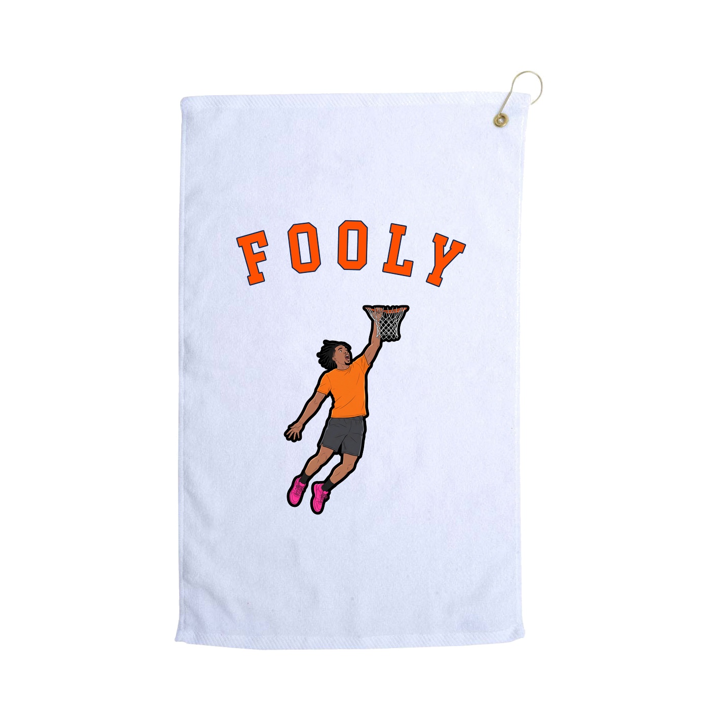 Golf Towel — Shirsey Arch in White