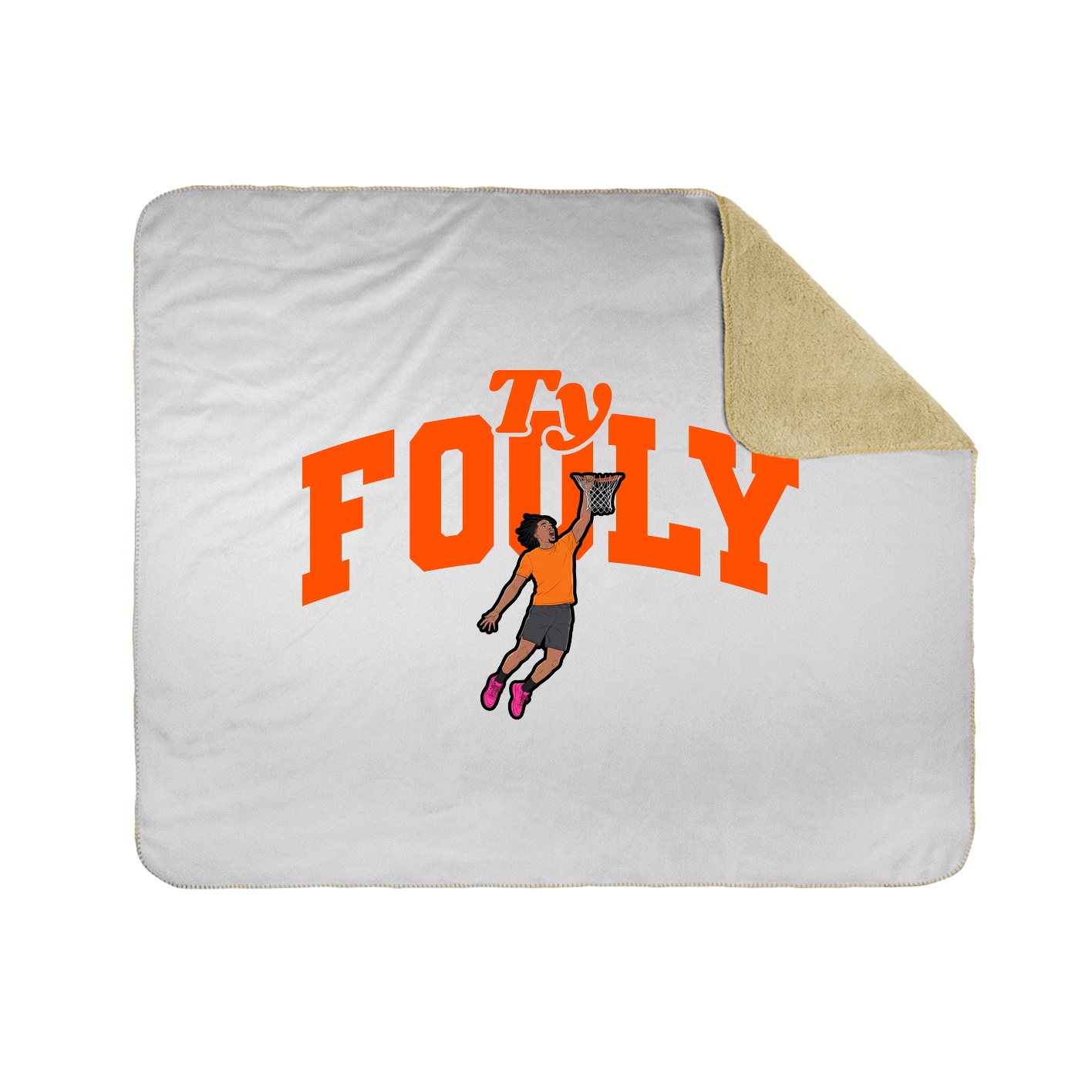 Throw Blanket — Signature Arch in White