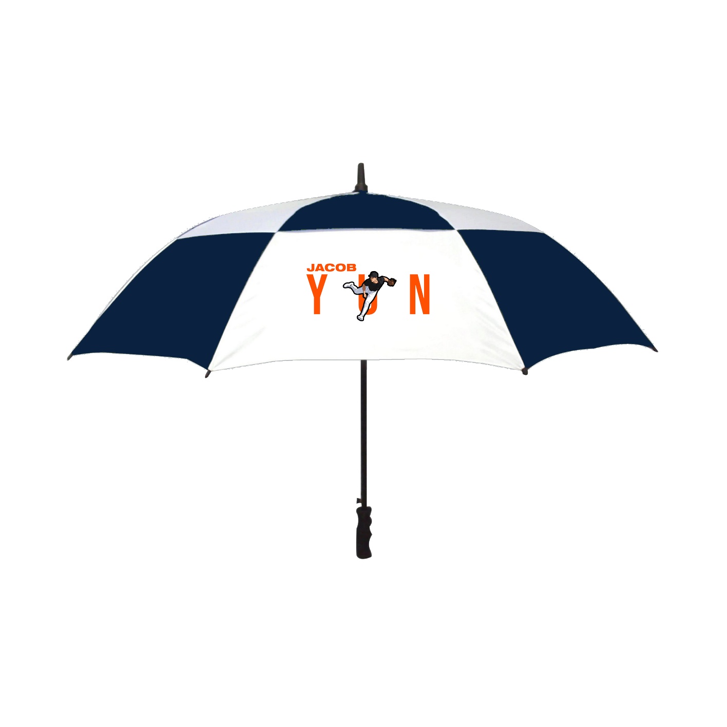 Golf Umbrella — Player Name in Navy