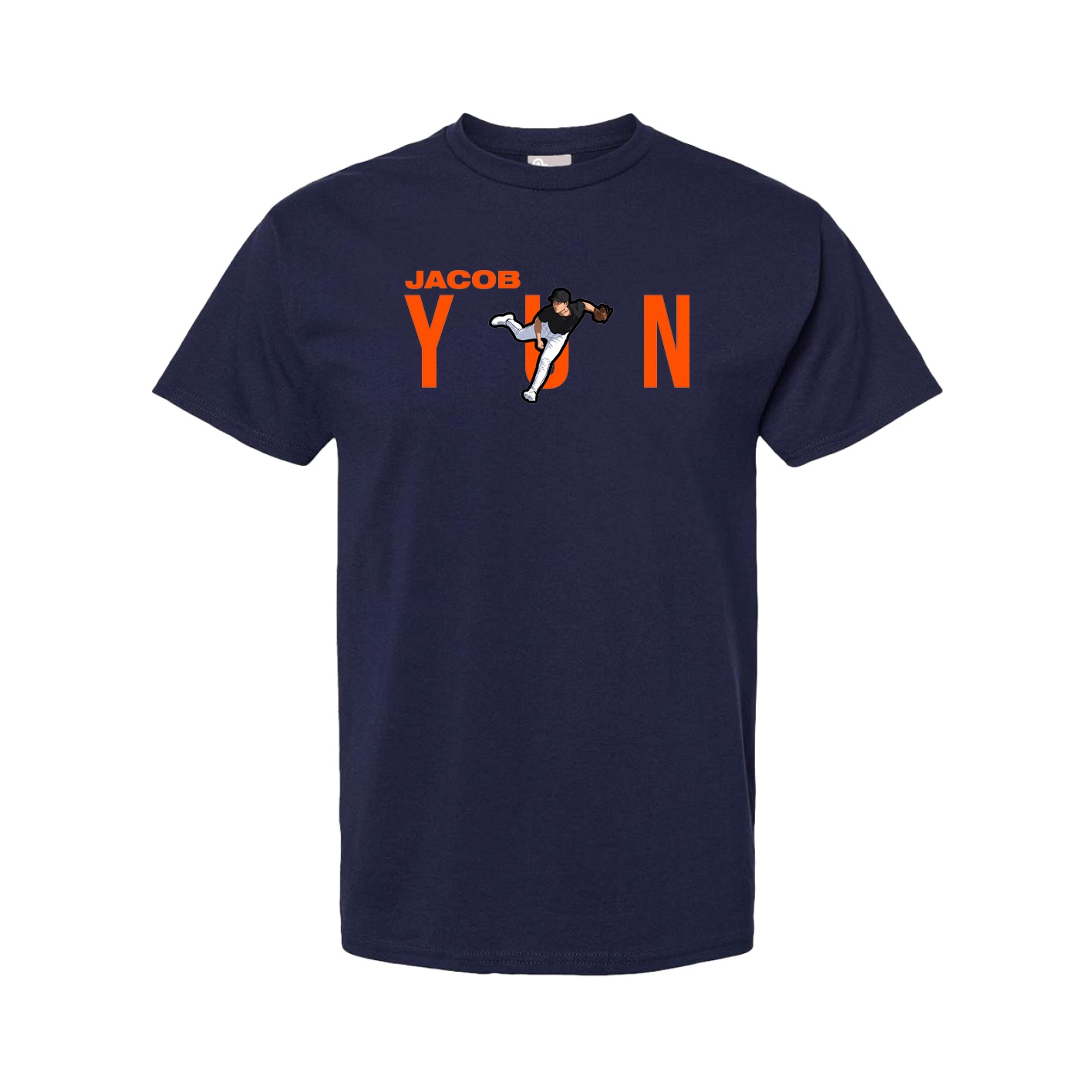Youth Tee — Player Name in Navy