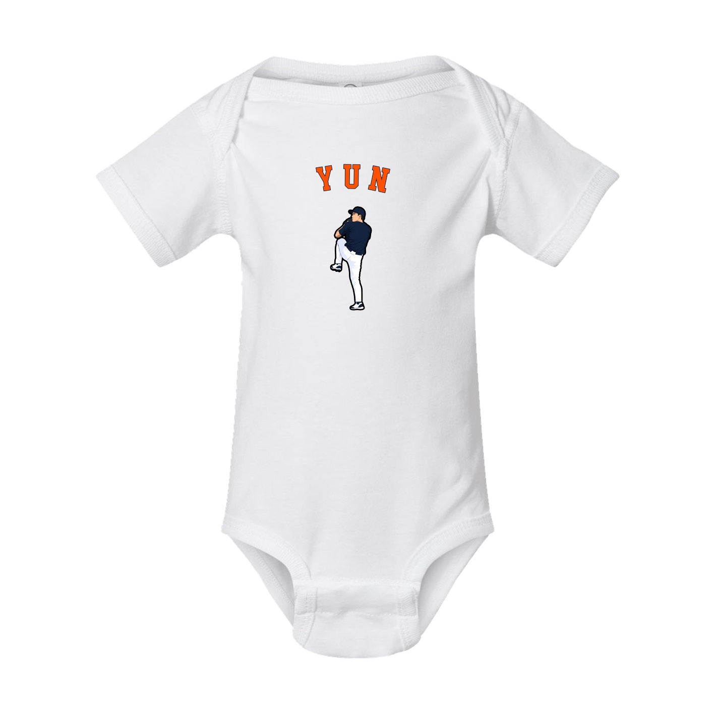 Baby Onesie — Shirsey Arch in White