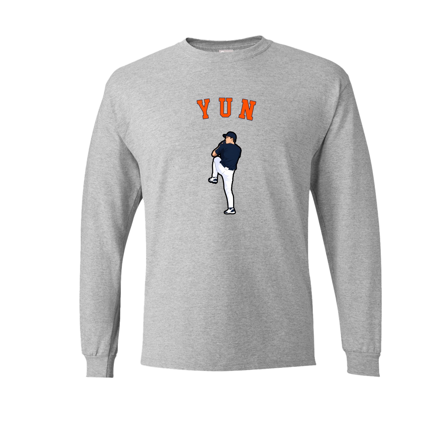 Long Sleeve Tee — Shirsey Arch in Grey