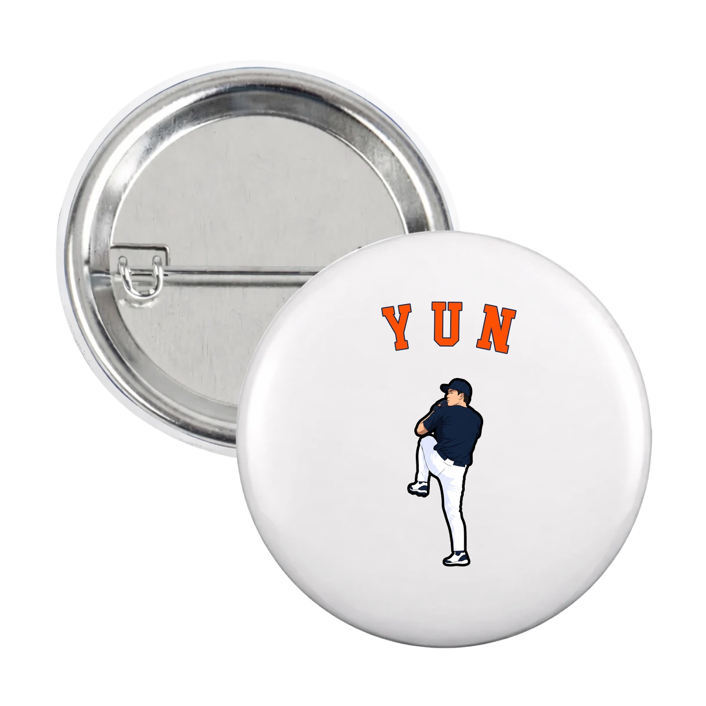 Game Day Button — Shirsey Arch in White