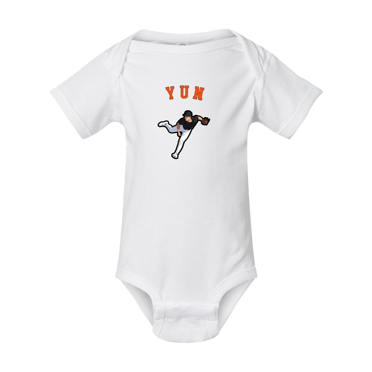 Baby Onesie — Shirsey Arch in White
