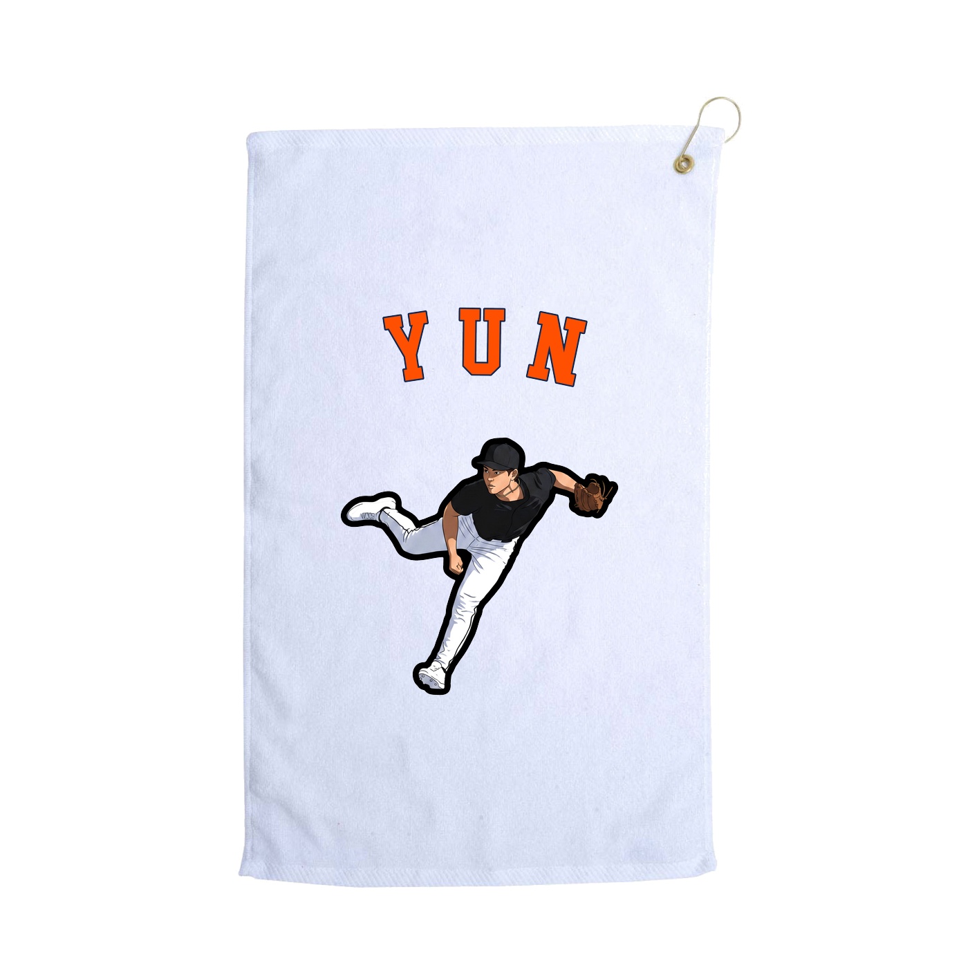 Golf Towel — Shirsey Arch in White
