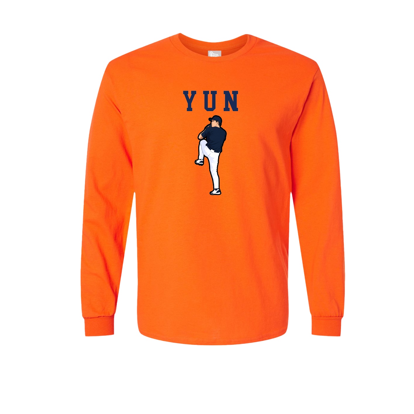 Long Sleeve Tee — Shirsey in Orange