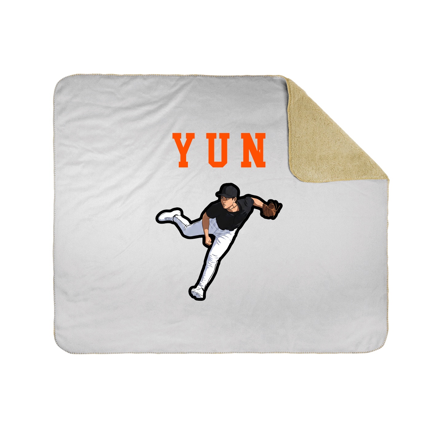 Throw Blanket — Shirsey in White