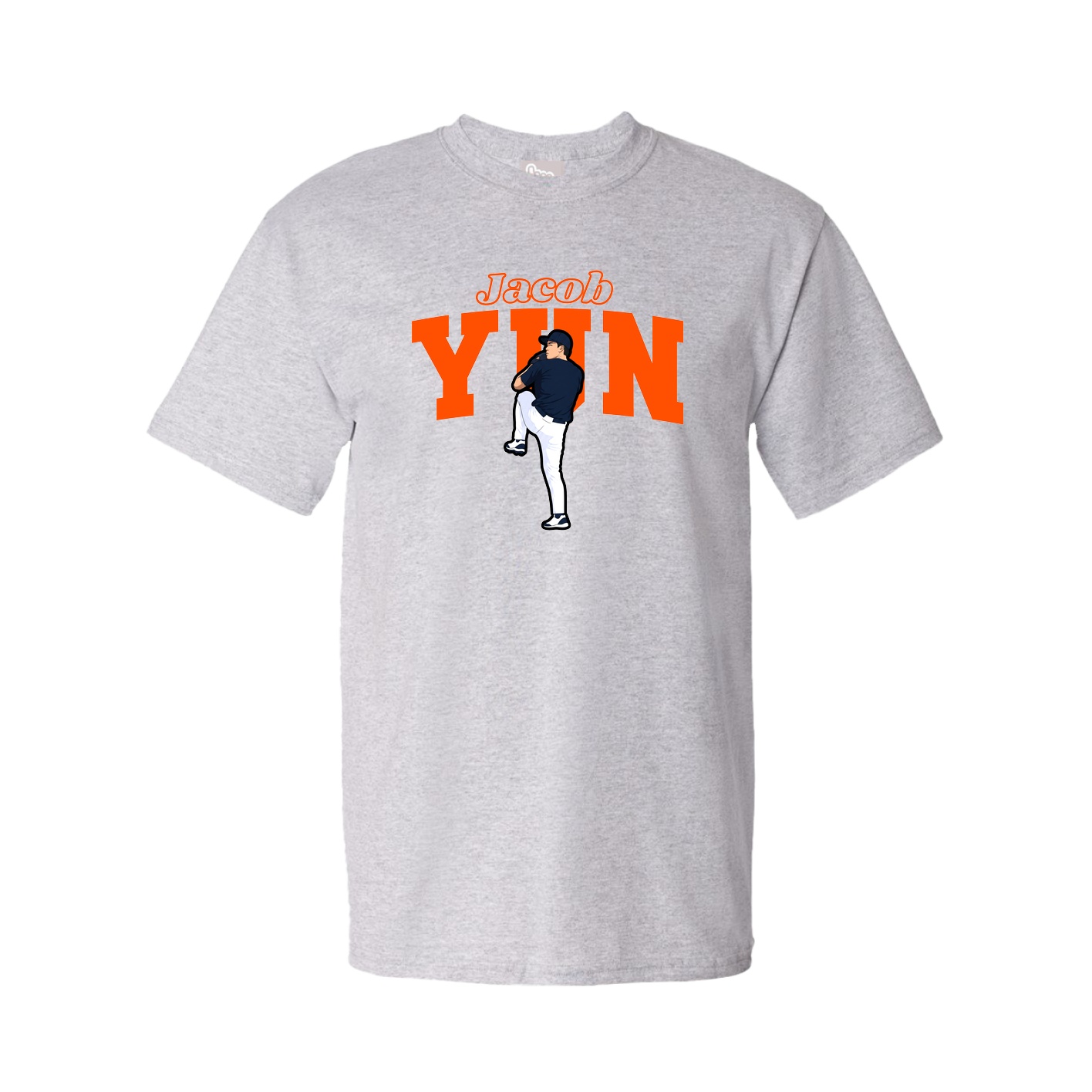 Tee — Name Arch in Grey