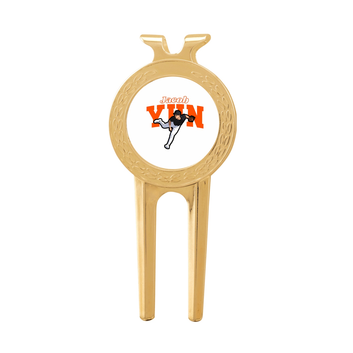 Divot Tool with Ball Marker — Name Arch in Classic