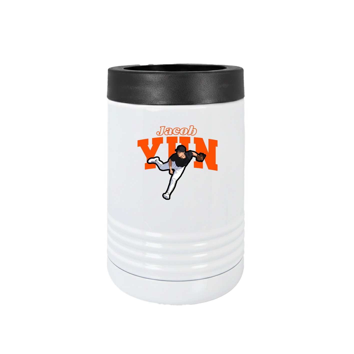 Beverage Holder — Name Arch in White