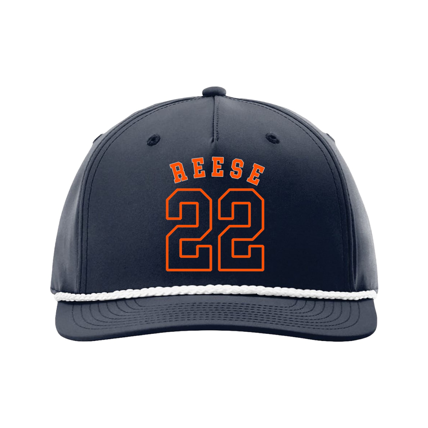 Five-Panel Classic Rope Cap — Shirsey Arch in Navy