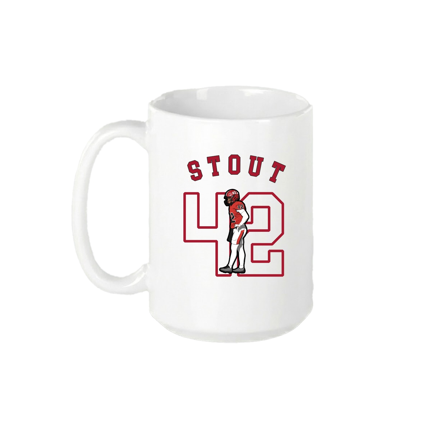 15oz Coffee Mug — Shirsey Arch in White