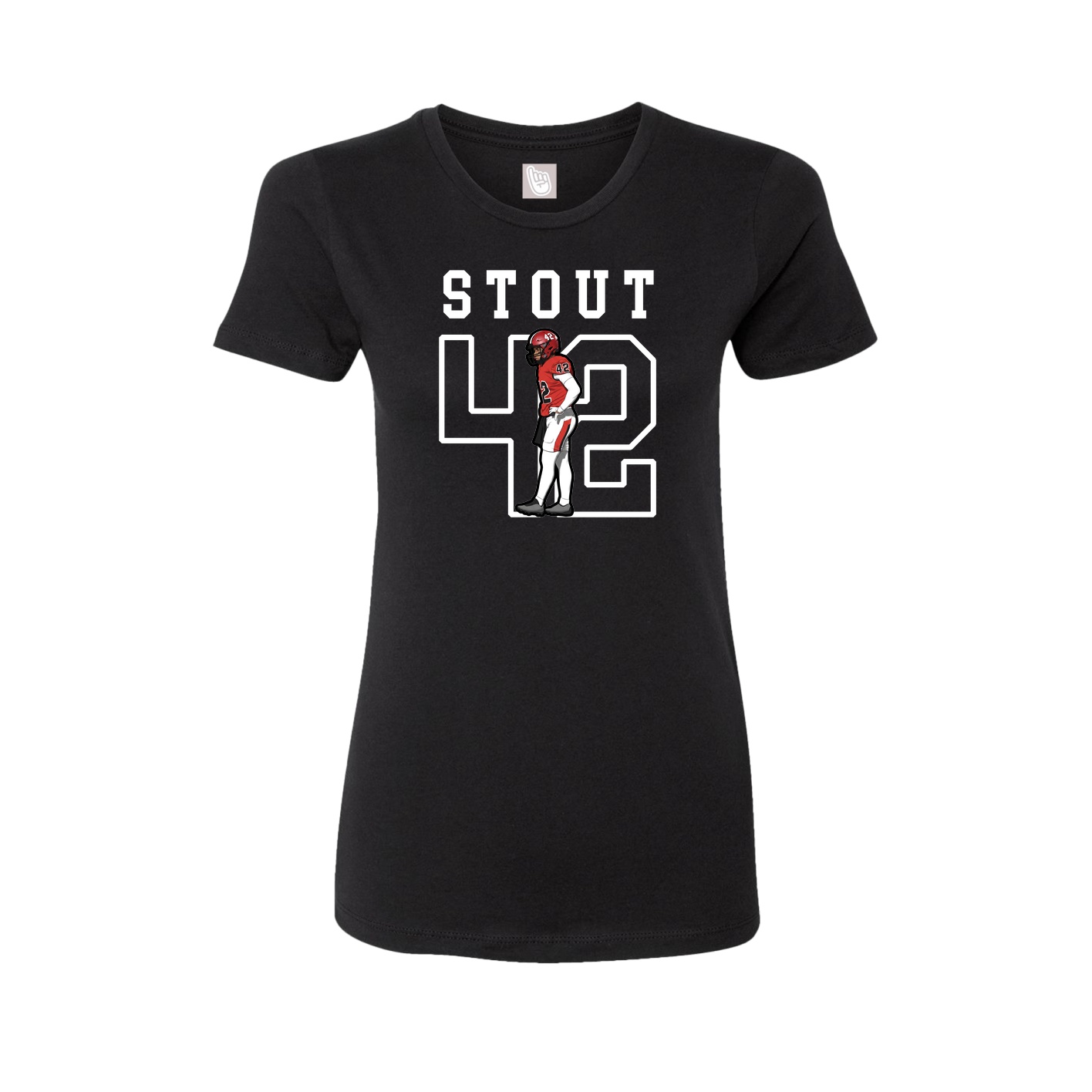 Fitted Women's Tee — Shirsey in Black