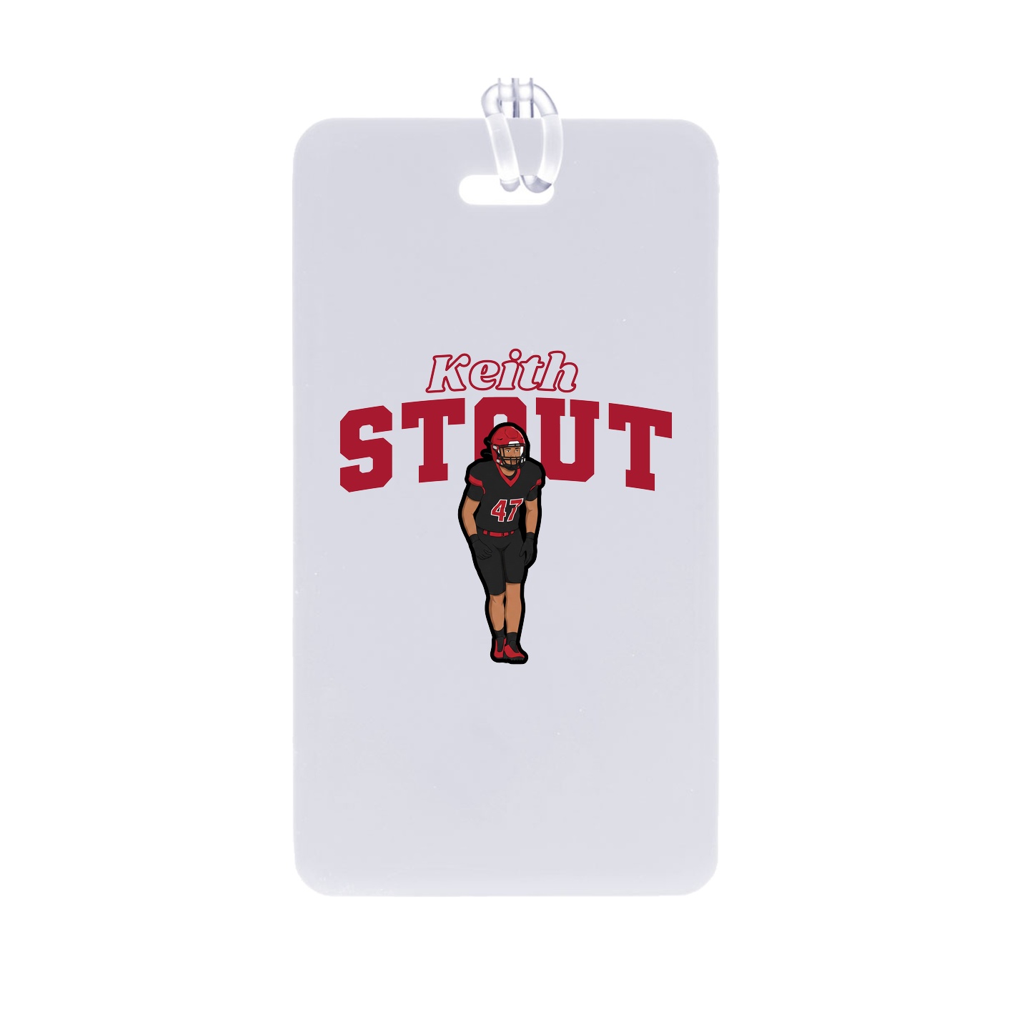 Bag Tag — Name Arch in Classic