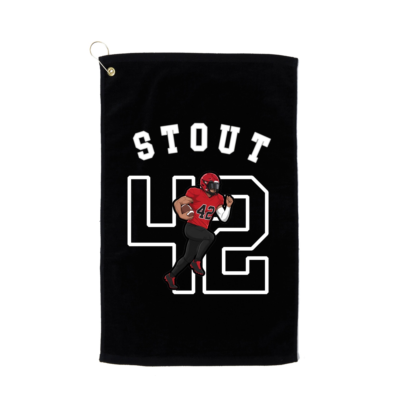 Golf Towel — Shirsey Arch in Black
