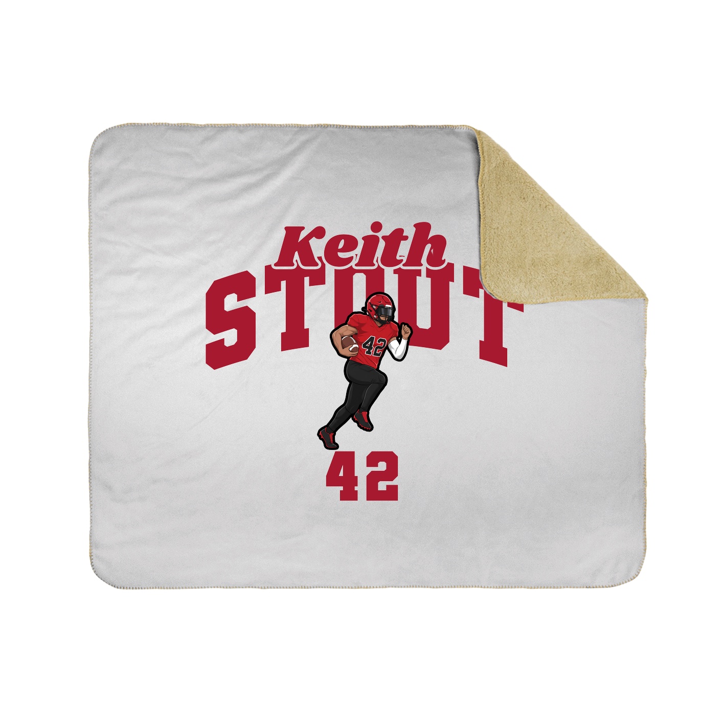Throw Blanket — Signature Arch in White