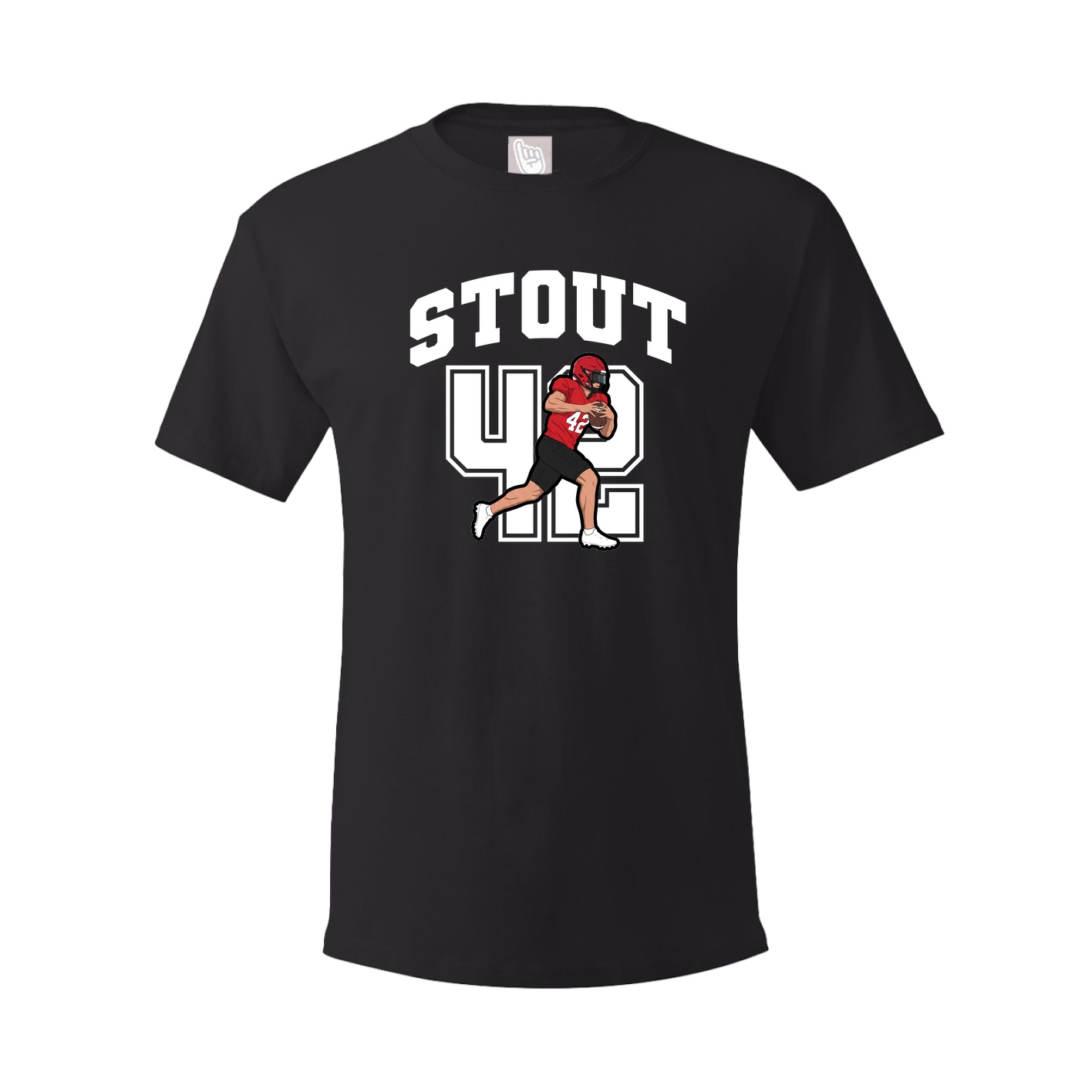 Youth Tee — Number in Black