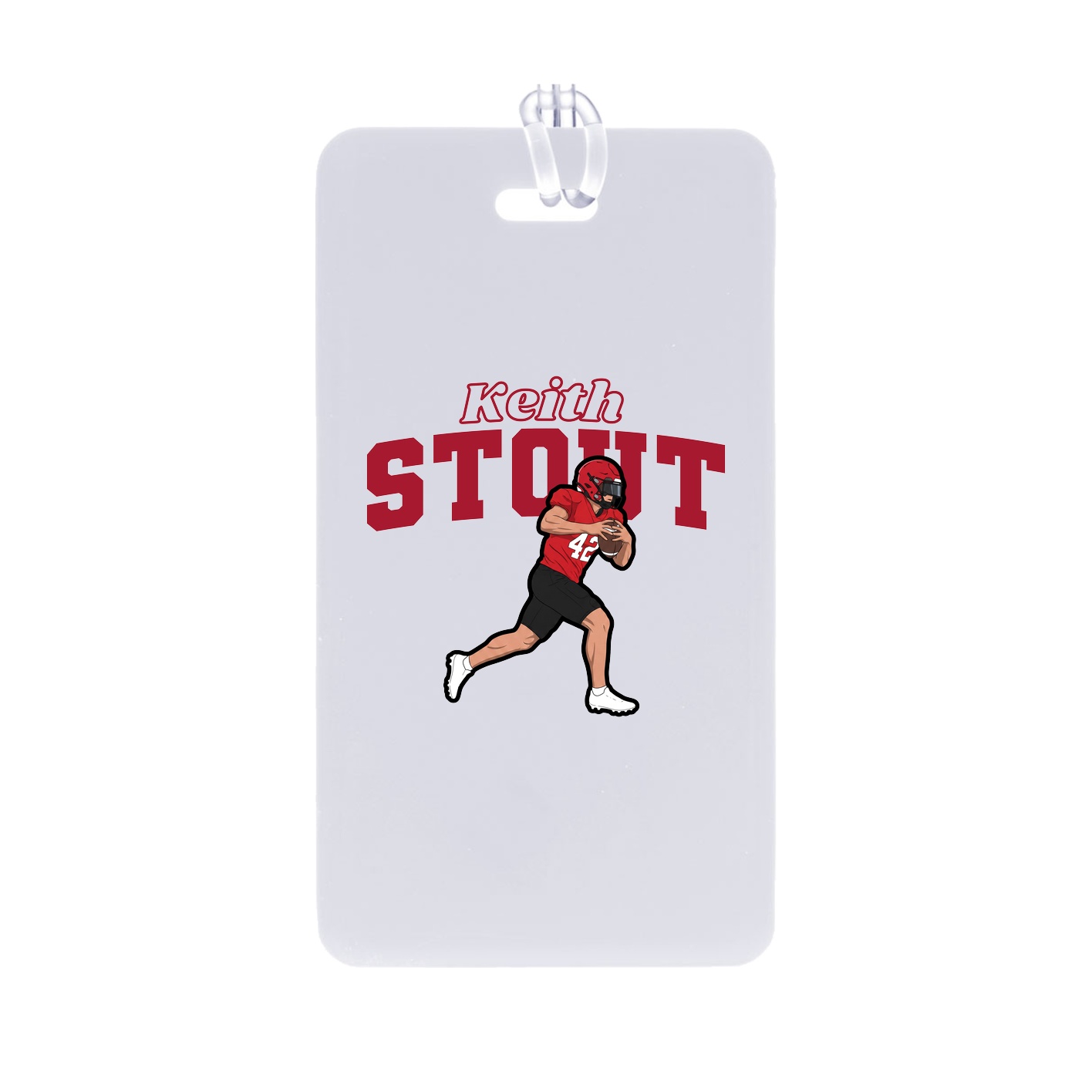 Bag Tag — Name Arch in Classic