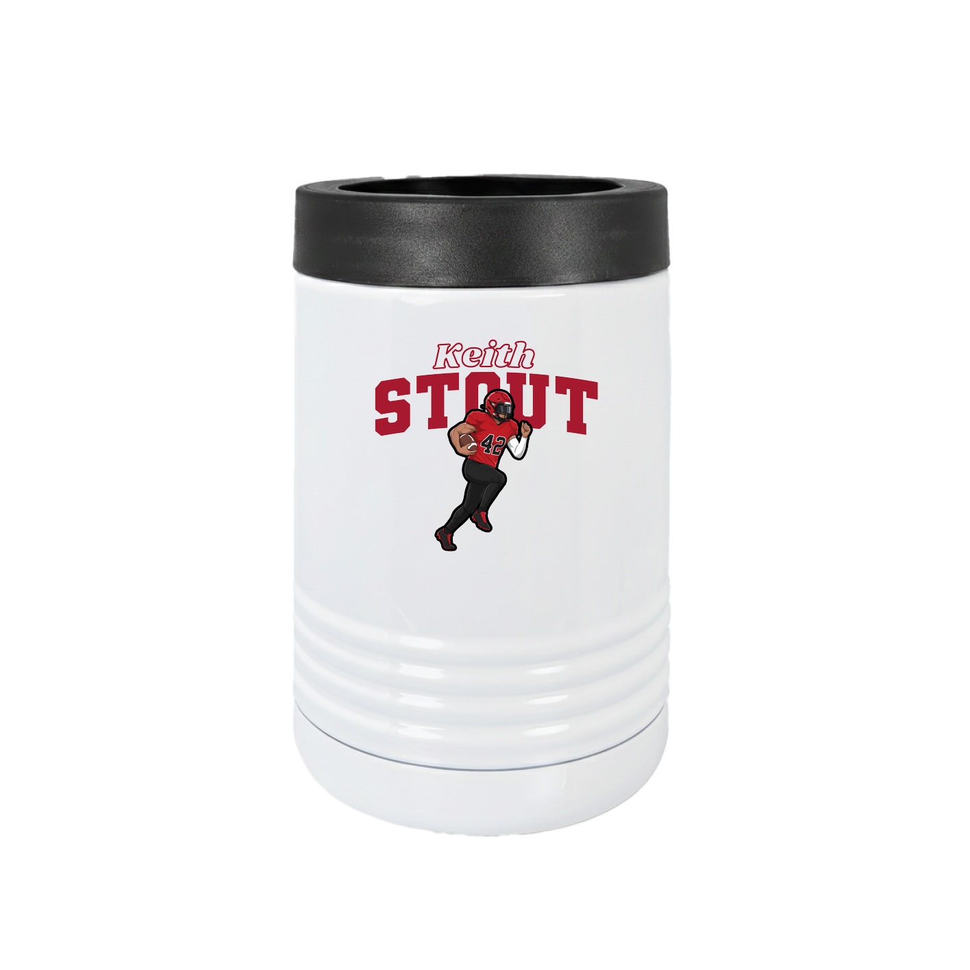 Beverage Holder — Name Arch in White