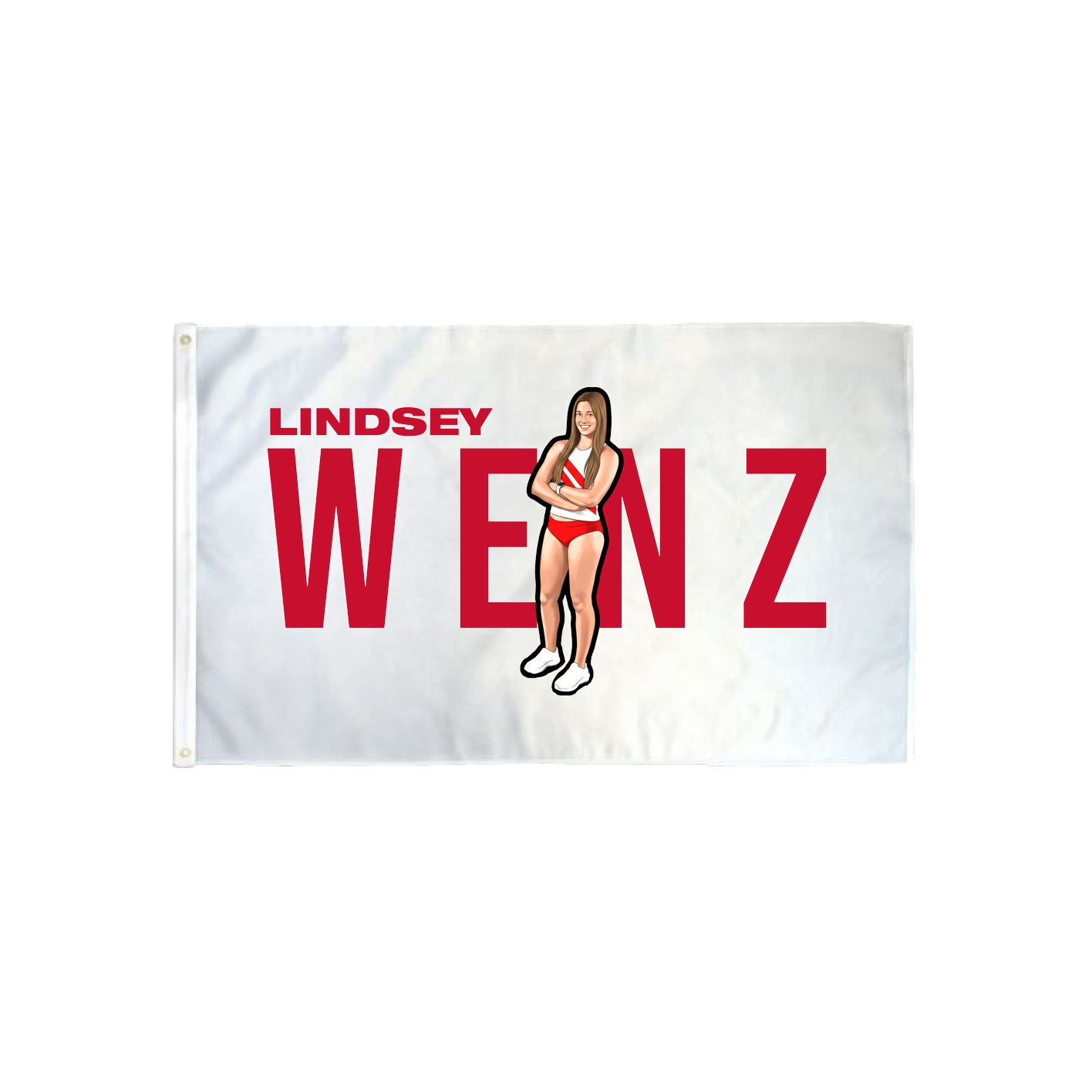 3x5 Flag — Player Name in Classic